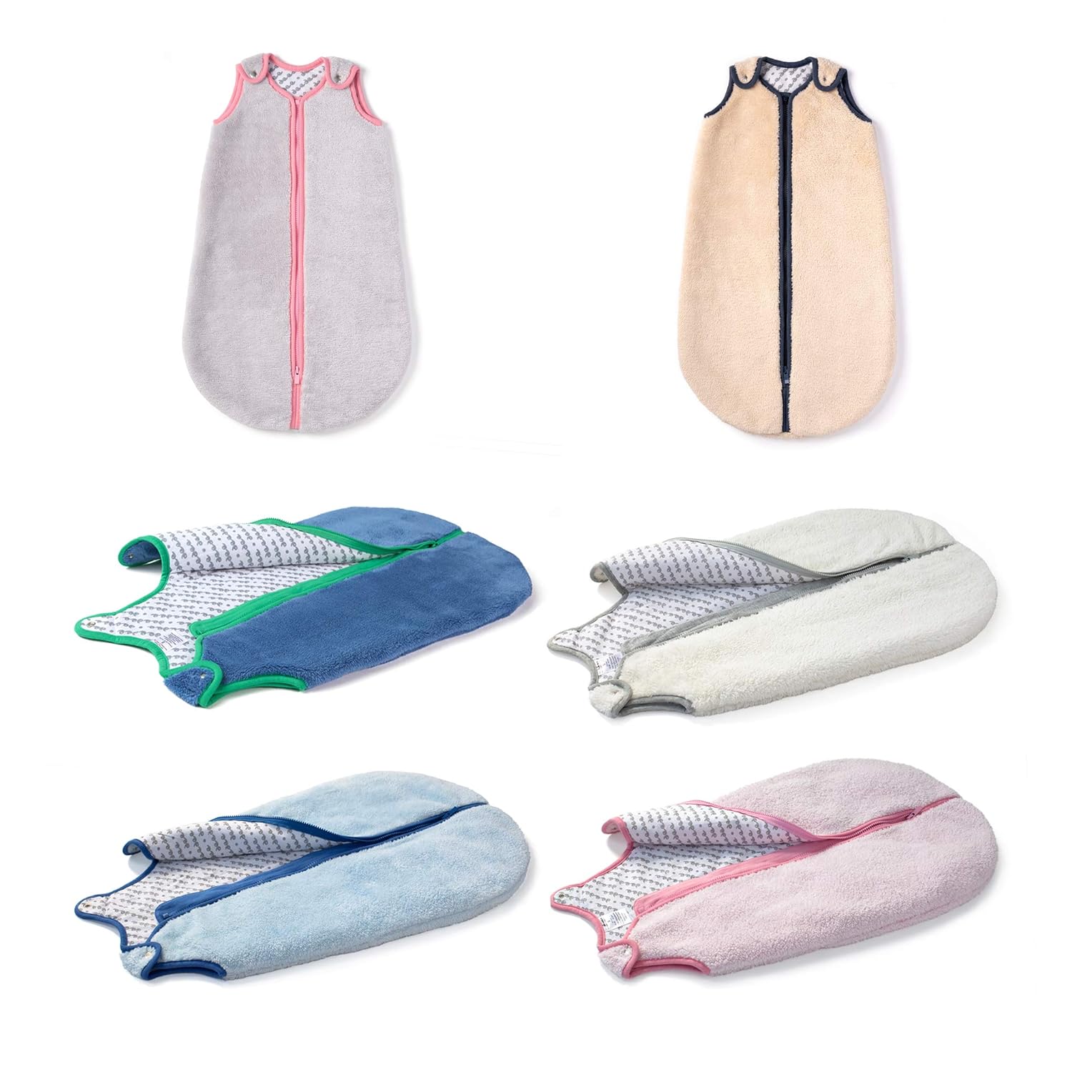 baby deedee Sleep Nest Teddy – Saco de dormir para bebé, color rosa, grande (18-36 meses)