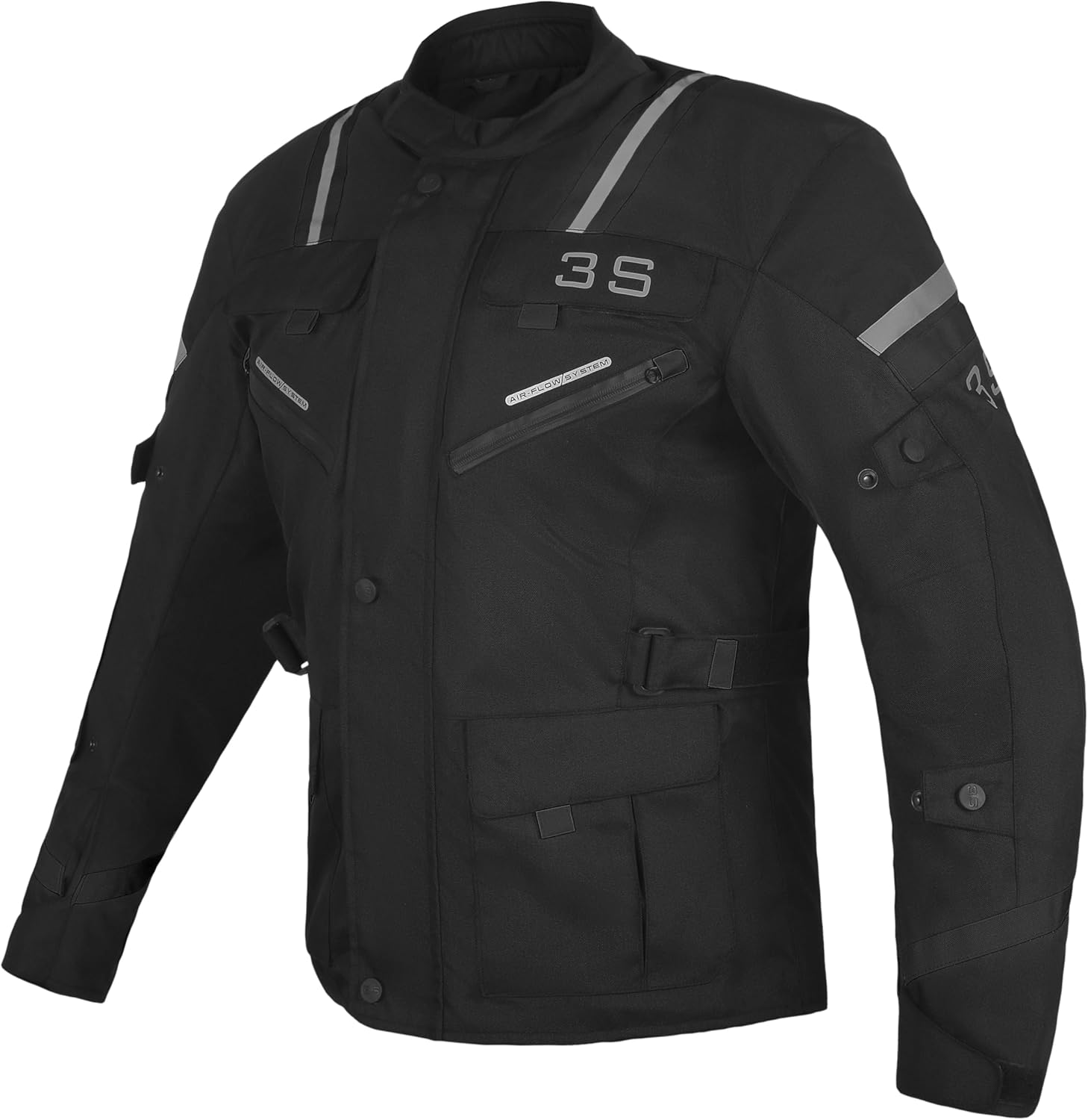 3S Ultimate Adventure – Chaqueta de motocicleta para hombre, armadura CE, impermeable, protección para todas las estaciones para turismo y ciclismo