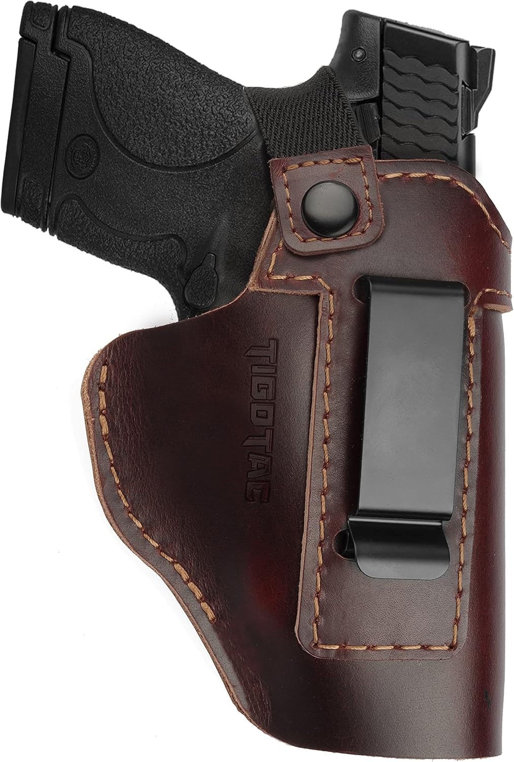 OWB Leather Holster Compatible with Glock 17 19 43X for Taurus G2C G3 G3C fits M&P 9mm Shield for Sig P365 P320 for Springfield XDS Top-Grain Leather