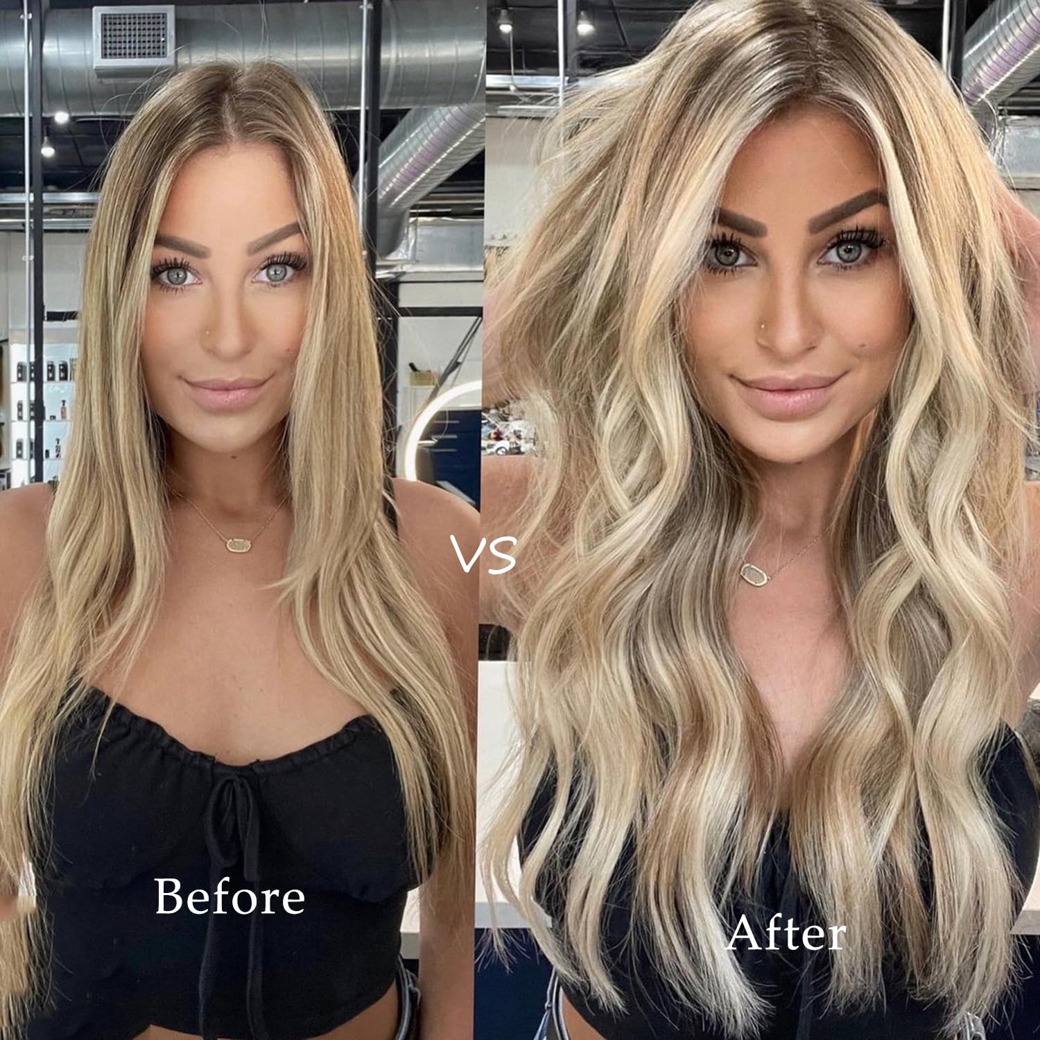 Extensiones de cabello humano real, 20 pulgadas, 3.53 oz, extensiones de cabello humano con balayage rubio ceniza a rubio, atadas a mano,