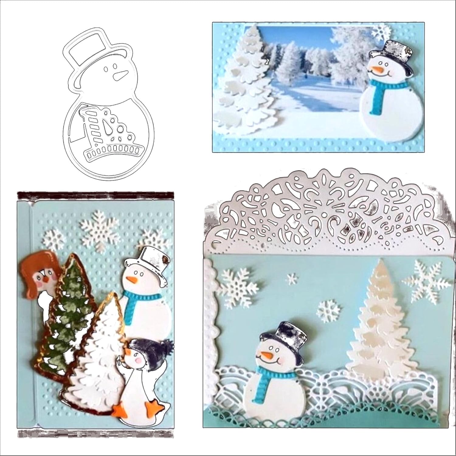 Troqueles de corte de metal DIY Merry Christams en relieve plantilla para álbum de recortes, molde para hacer tarjetas, álbum de fotos,