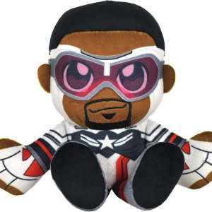 Bleacher Creatures Marvel Capitán América (Falcon Cap) Peluche de 8 pulgadas Kuricha sentado Juguete suave inspirado en Chibi Bleacher Creatures Marvel Capitán América (Falcon Cap) Peluche de 8 pulgadas Kuricha sentado Juguete suave inspirado en Chibi