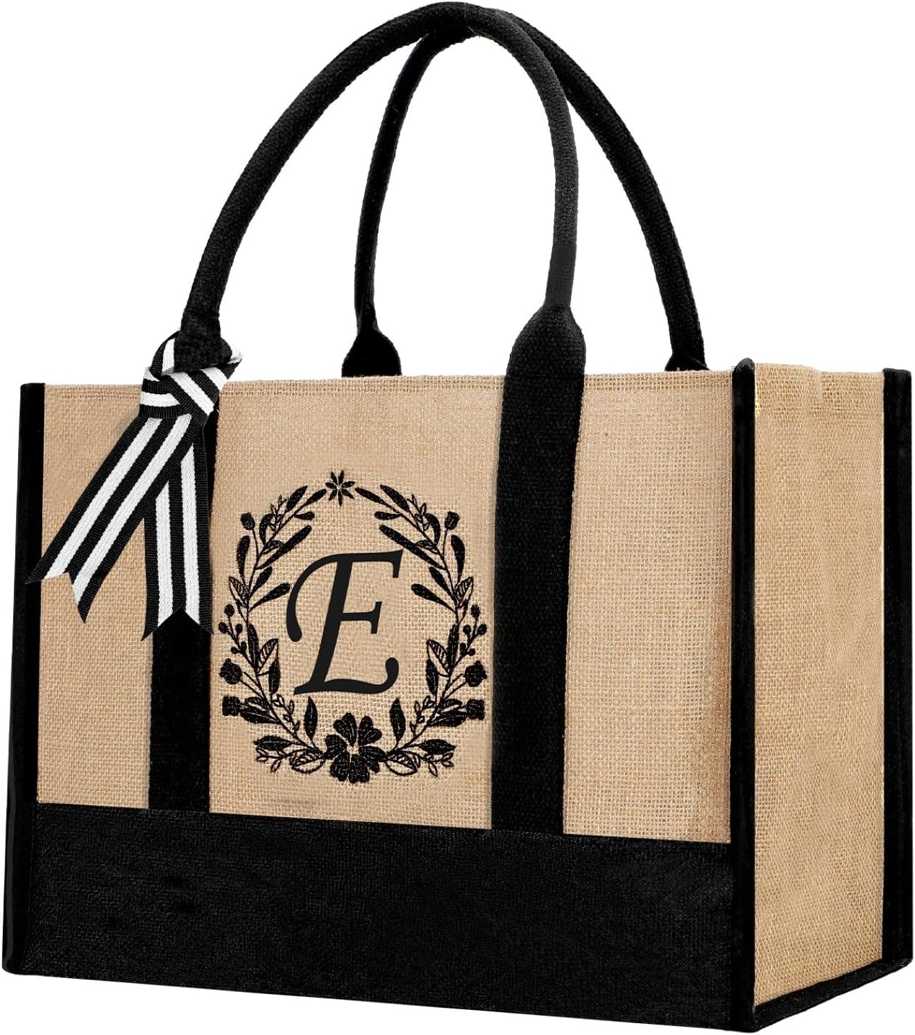 Bolsa de mano personalizada de yute para mujeres, regalos para el día de la madre, regalo de Navidad de cumpleaños para mujeres y amigas