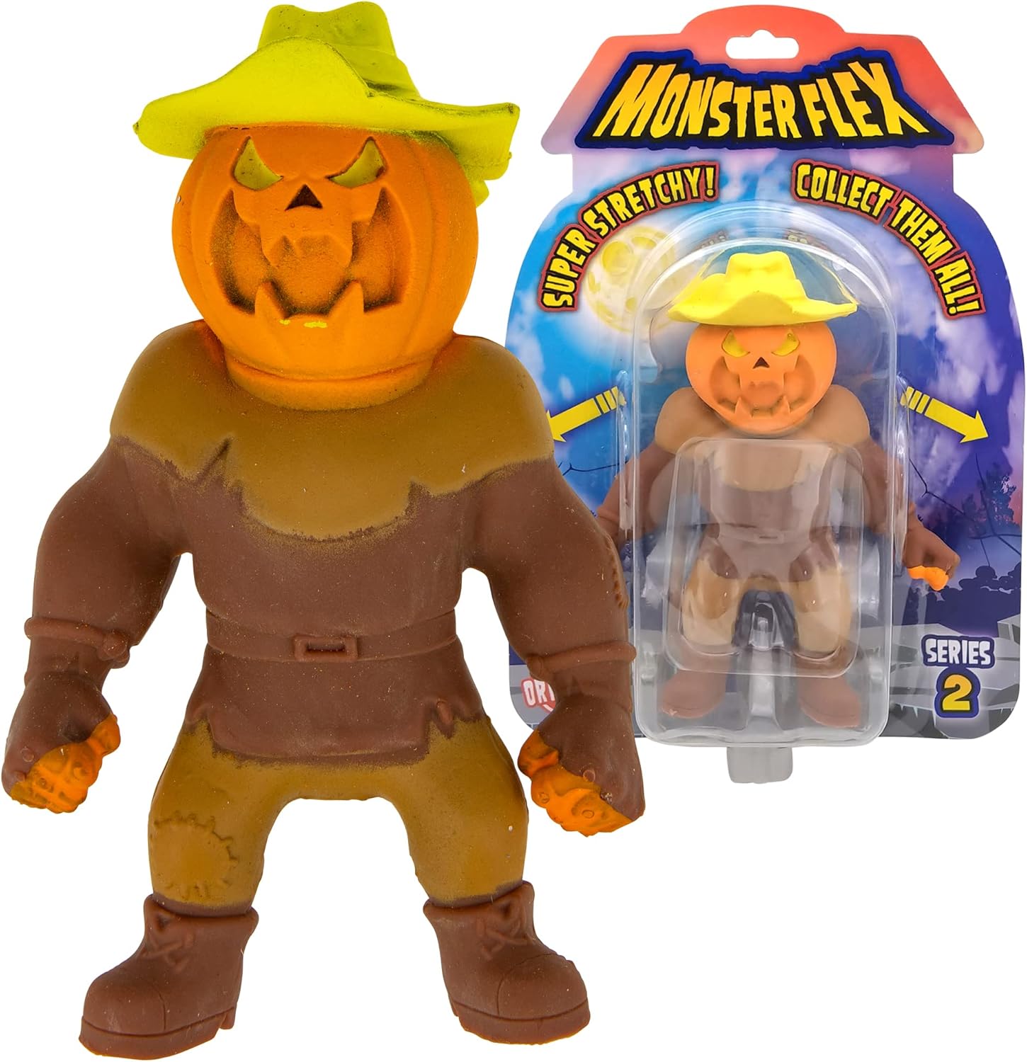 Monster Flex – Juguetes elásticos para niños y niñas, juego de 2, monstruos elásticos espeluznantes, juguetes elásticos para niños, regalos de