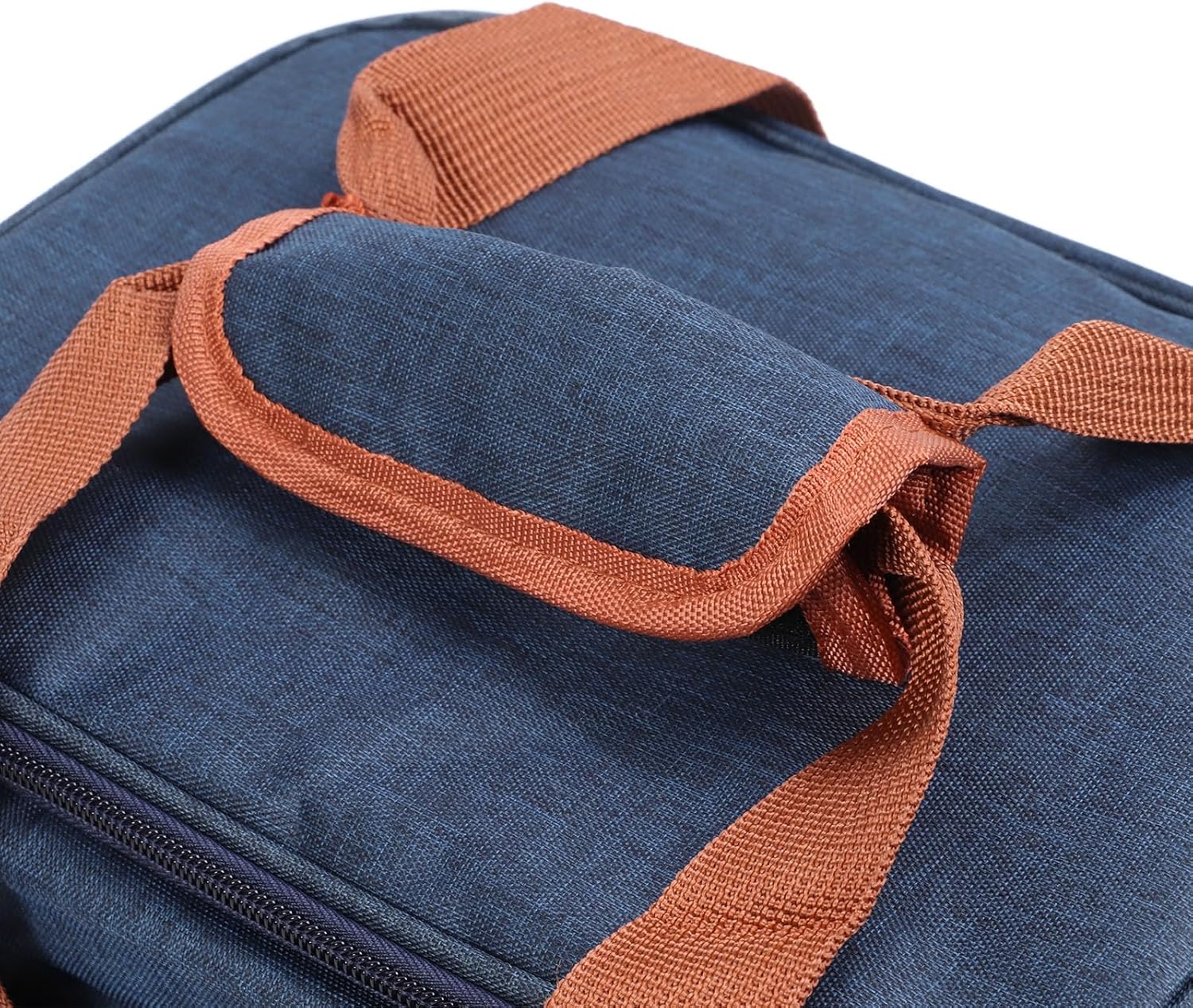 TOPINCN Bolsa de almuerzo a prueba de fugas, bolsa de almuerzo con 2 cubiertas, gran capacidad, impermeable, a prueba de fugas, 2 vías, con