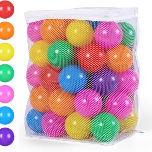 GAMIFUN Pelotas para hoyos de bolas, sin ftalatos, sin BPA, bolas de plástico no tóxicas para niños y diversión para jugar GAMIFUN Pelotas para hoyos de bolas, sin ftalatos, sin BPA, bolas de plástico no tóxicas para niños y diversión para jugar