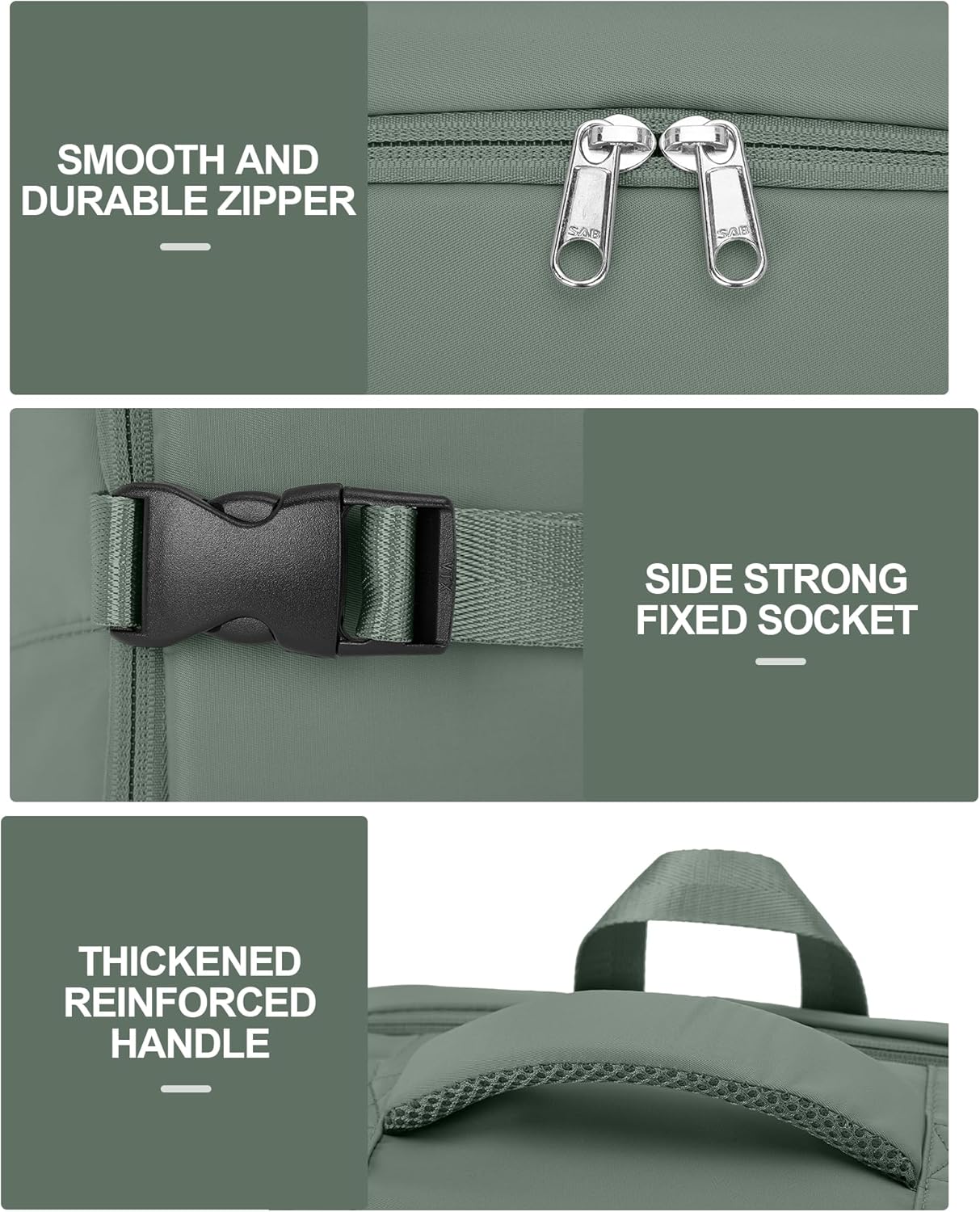 VGCUB Mochila grande de viaje para trabajo, negocios, mochila para computadora portátil aprobada para vuelo, para mujeres y hombres, mochila de