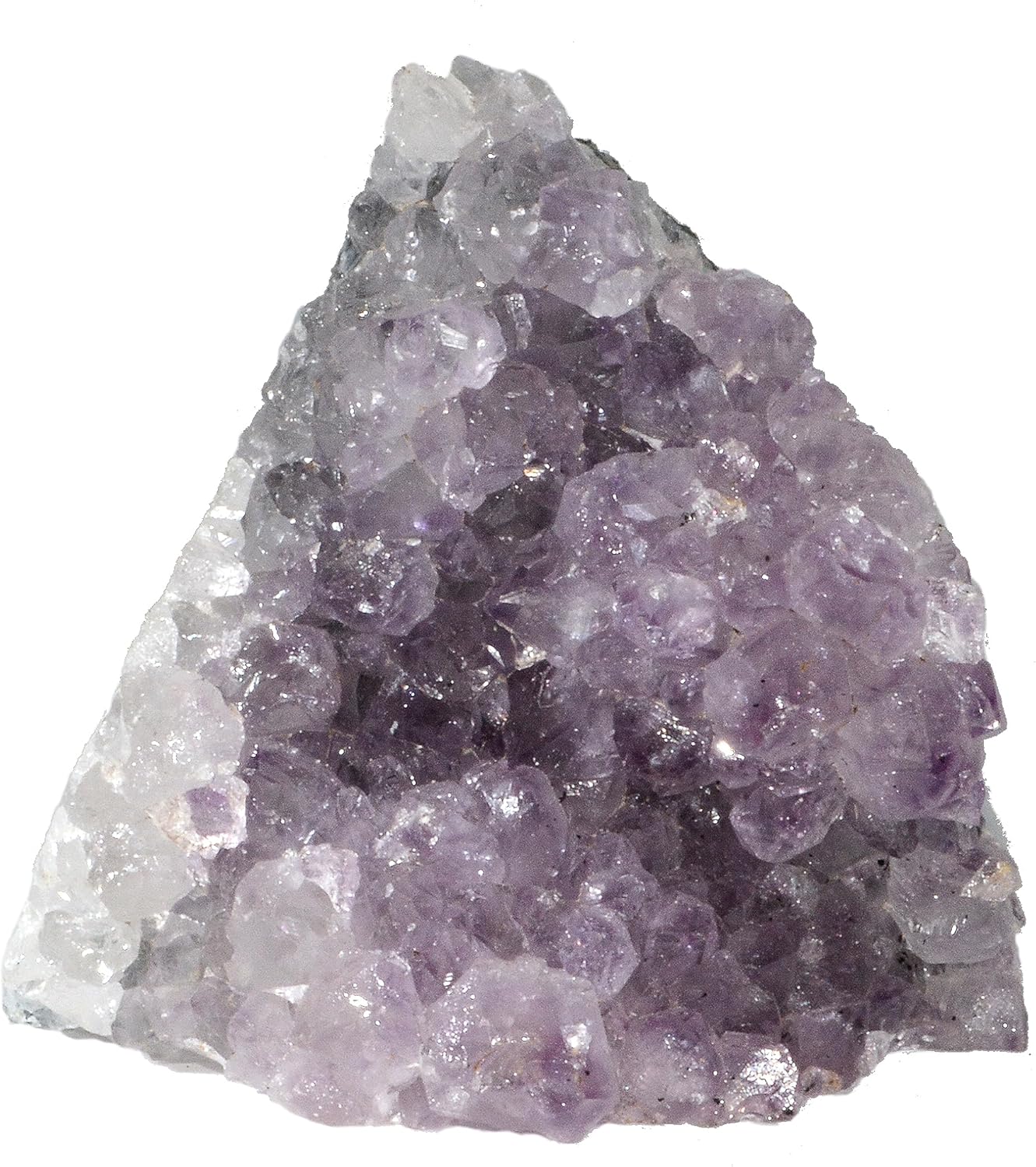 Colección de piedras curativas, base de corte amatista de alta energía, cristal espiritual decorativo para meditación, chakra, decoraciones únicas,