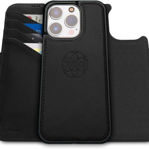 Dreem Fibonacci – Funda tipo cartera para iPhone 15 Pro Max  2 en 1 a prueba de golpes y funda desmontable de piel vegana, compatible con MagSafe, Dreem Fibonacci – Funda tipo cartera para iPhone 15 Pro Max  2 en 1 a prueba de golpes y funda desmontable de piel vegana, compatible con MagSafe,