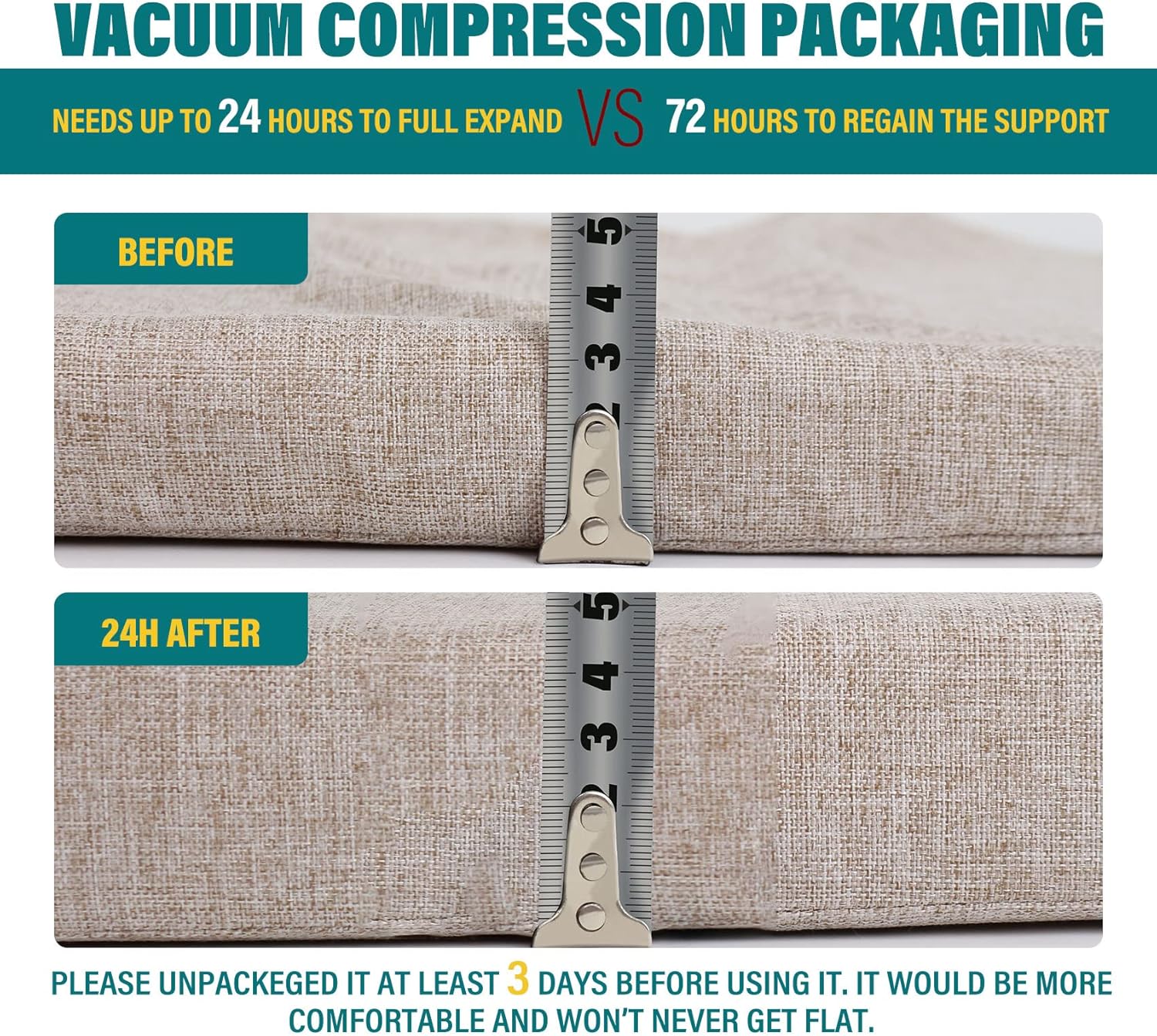 mudilun Cojín de banco de piano para interiores de 31 pulgadas, con protección UV para exteriores, para asiento de patio, almohadilla gruesa suave