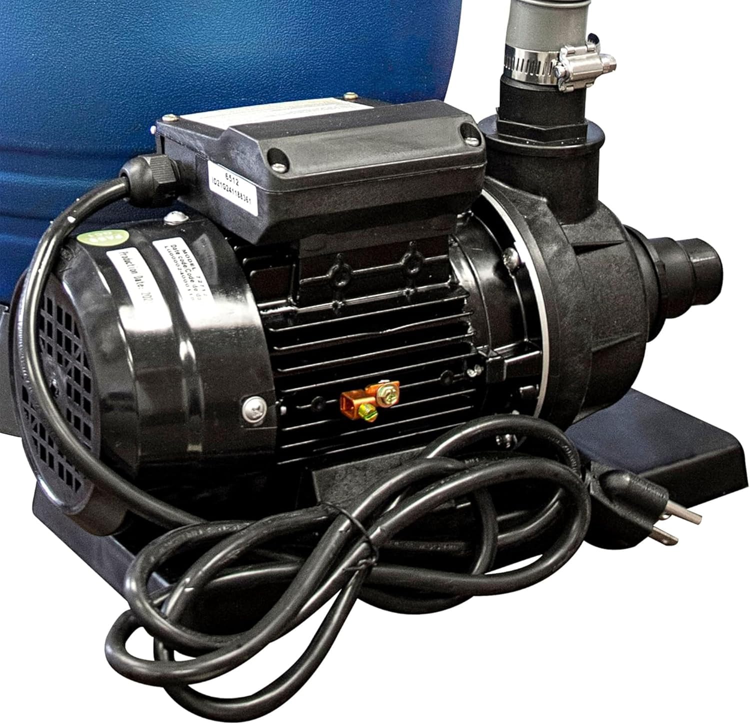 SWIMLINE HYDROTOOLS Bomba de piscina para piscinas sobre el suelo  0.3 HP, descarga vertical, bombas de filtro de 2220 GPH  115 V, flujo potente de