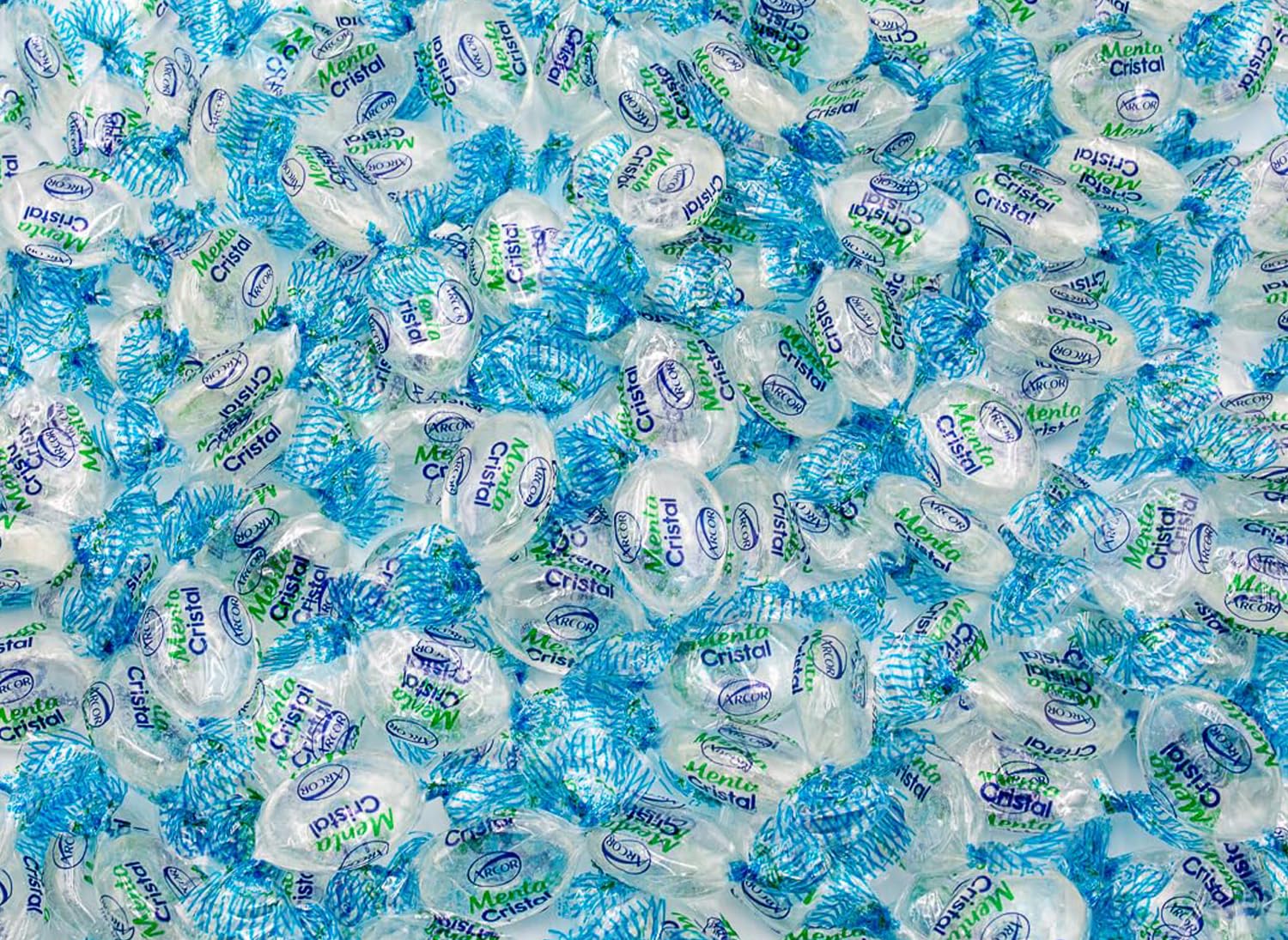Arcor CRYSTAL MINTS Candy Individually Wrapped 2 lb  Bulk Bag, Mint Flavored (196 Pieces)