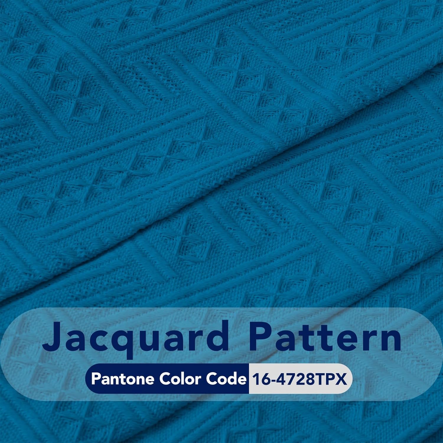 PureFit Funda de sofá de jacquard geométrico, con textura, suave, lavable, funda decorativa para sofá de 3 cojines, funda con borlas, protector de