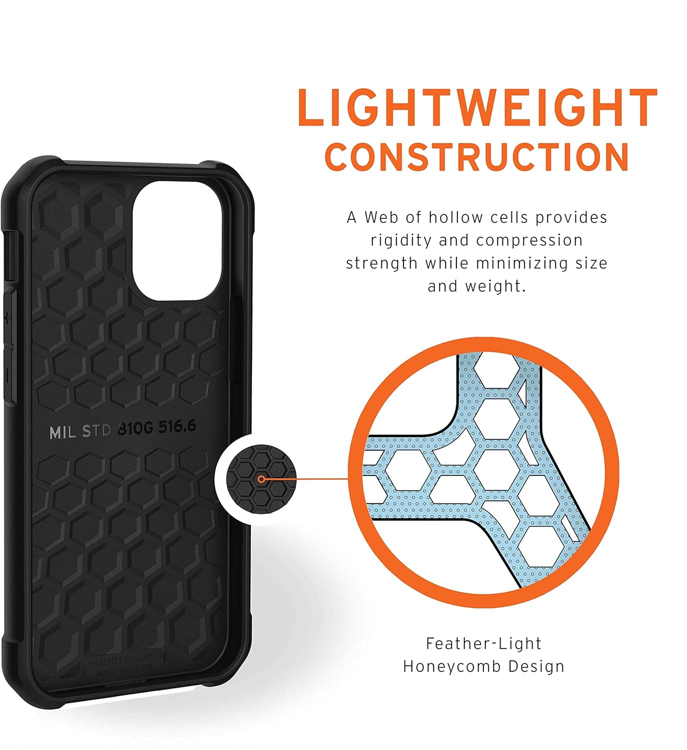 URBAN ARMOR GEAR UAG – Funda protectora para iPhone 12 Mini, pantalla de 5.4 pulgadas, ligera, resistente, a prueba de golpes, delgada y resistente