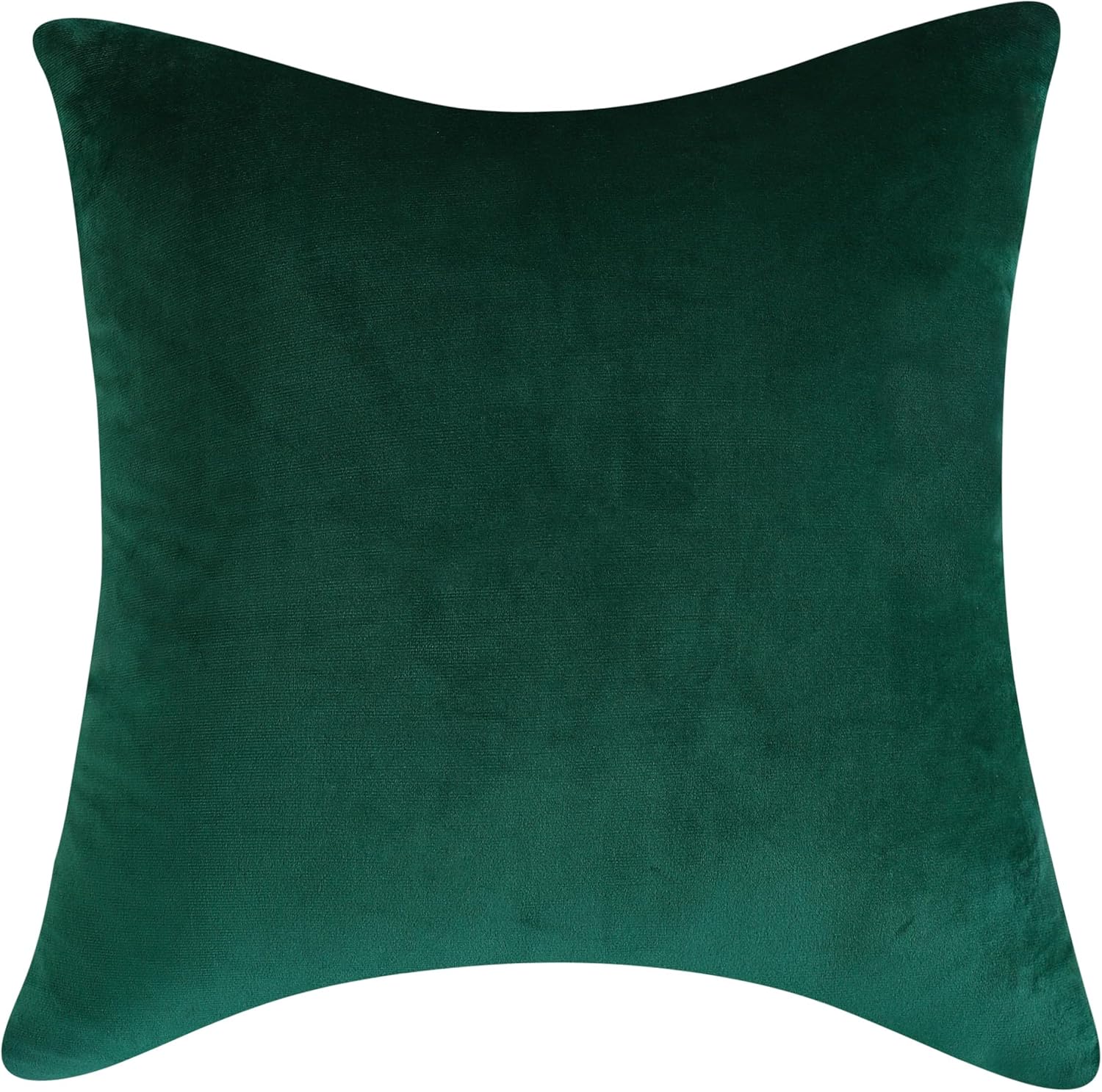 Tosleo Juego de 2 fundas de almohada de color verde de Navidad de 18 x 18 pulgadas, fundas de almohada bordadas de copo de nieve, decoraciones de