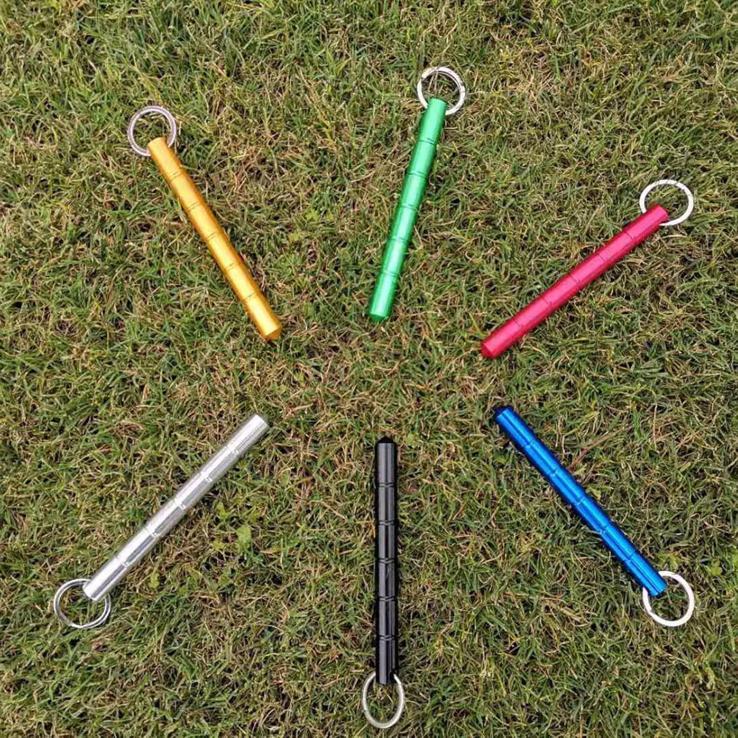 Aluminum Portable Keychain with Keyring for Men and Women