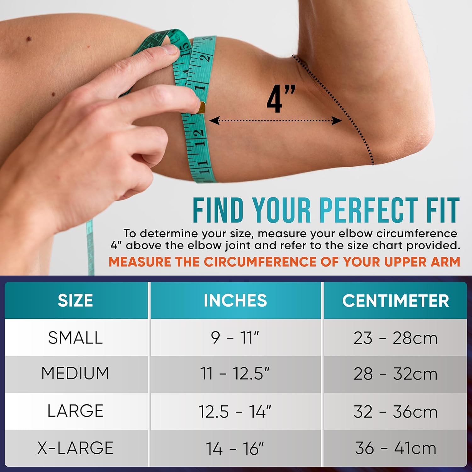 PhysFlex Coderas para aliviar el dolor de codo de tenis y golfista, manga de compresión de codo para levantamiento de pesas, entrenamiento, fitness,