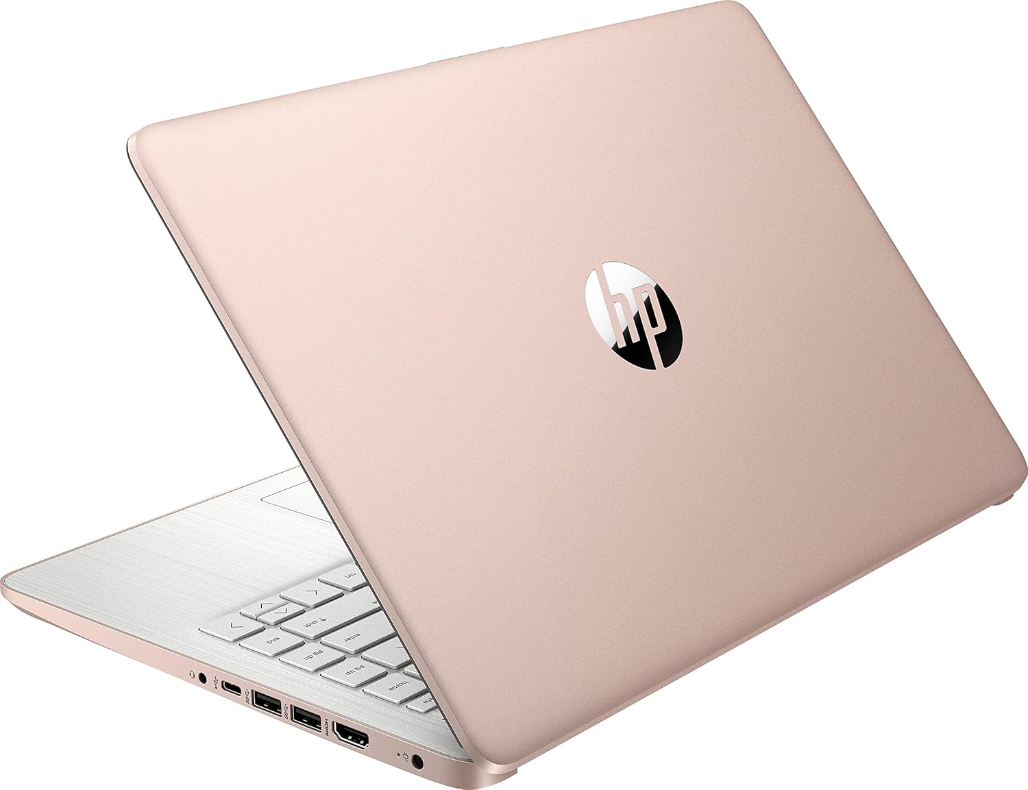 HP Stream Pantalla HD de 14 pulgadas, procesador Intel Celeron de doble núcleo, 16 GB de RAM DDR4, 128 GB de almacenamiento (64 GB eMMC+tarjeta de