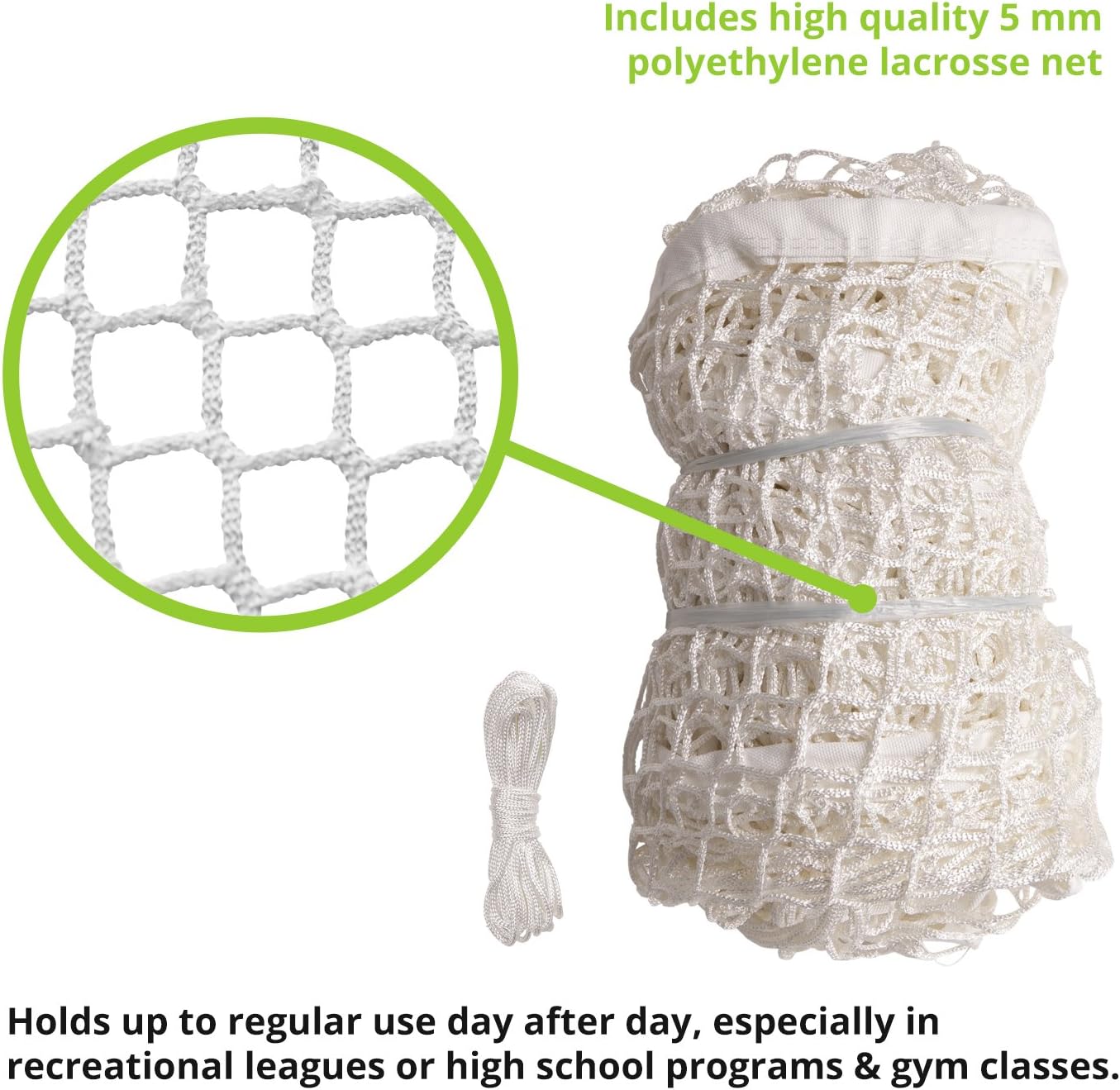 Champion Sports Objetivos profesionales de lacrosse 6×6 pies para hombres y mujeres Pro Plus