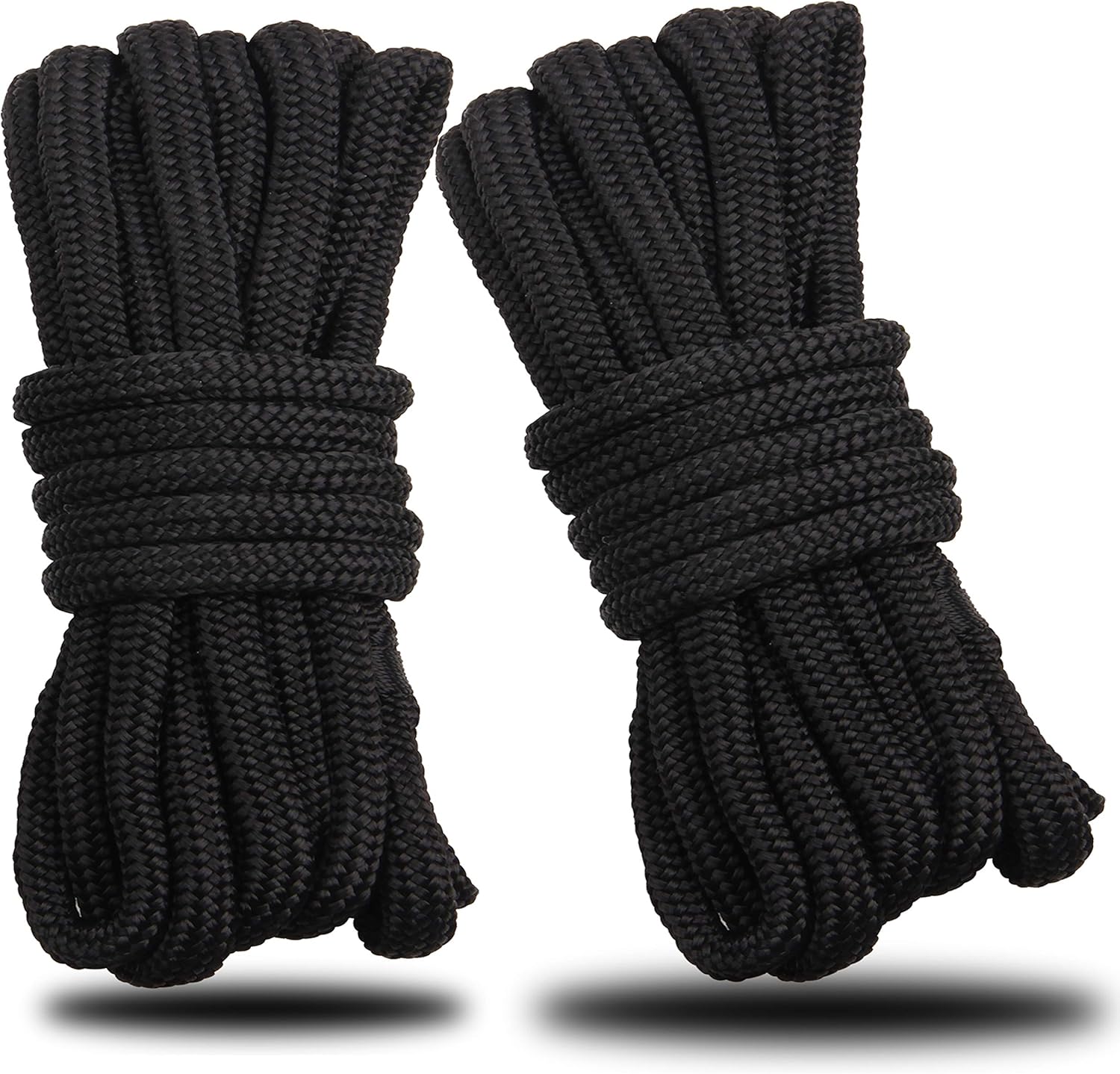 Dock Lines – Cuerdas de nailon de doble trenza para barco con ojales de 12 pulgadas de 25 o 50 pies de cuerda de barco de grado marino