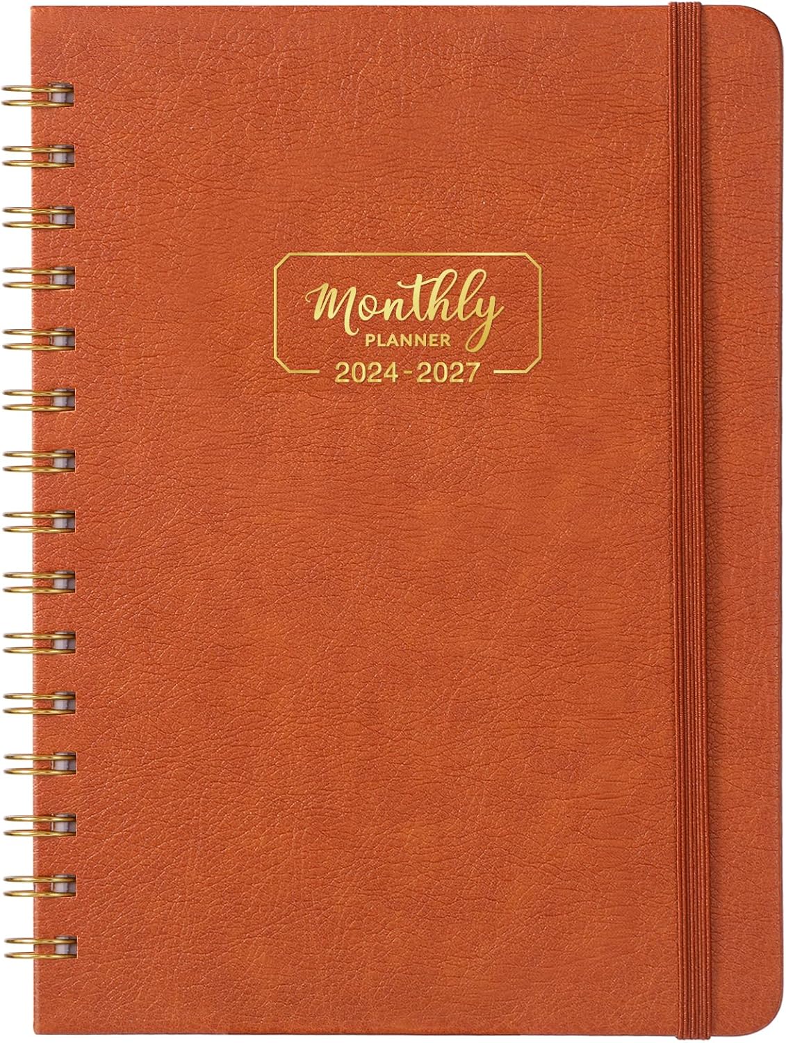 Agenda mensual 2024-2027  Agenda mensual de 3 años de julio de 2024 a junio de 2027, agenda mensual de 6.4 x 8.5 pulgadas con pestañas, calendario