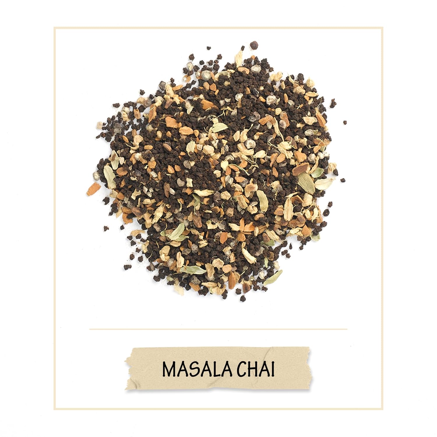 BREWIX, Masala Chai Tea Té CTC de hojas sueltas (más de 50 tazas, 3.53 onzas3.53 oz) fuerte, robusto y aromático, totalmente natural  Mezclado con
