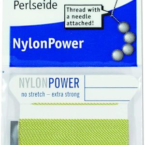 Griffin Cordón de nailon Perlseide  Color Jade  Tamaño 5 (0.026 in)  6.6 ft por tarjeta  Aguja de acero inoxidable adjunta  para anudar perlas, Griffin Cordón de nailon Perlseide  Color Jade  Tamaño 5 (0.026 in)  6.6 ft por tarjeta  Aguja de acero inoxidable adjunta  para anudar perlas,