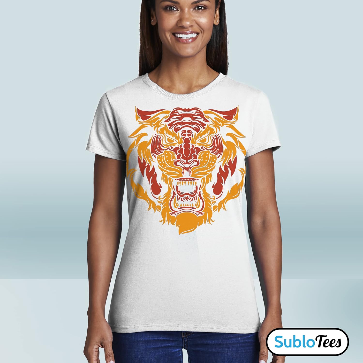 Camisetas unisex de sublimación, camisetas SUBLO, camisas de poliéster que puedes sublimar con cualquier impresora de sublimación, paquete de 2
