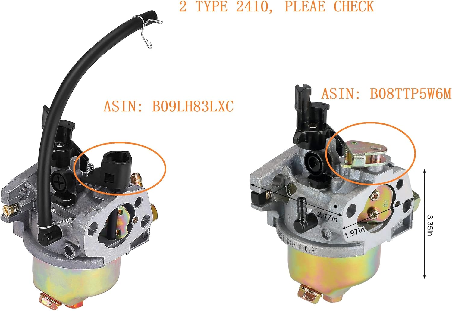 2410 CARBURADOR DE CARBURADOR 951-15236 751-15236 para MTD soplador de nieve Troy Bilt 208CC Storm 2410 2420 2620 2690 2690XP 524WE 524SWE