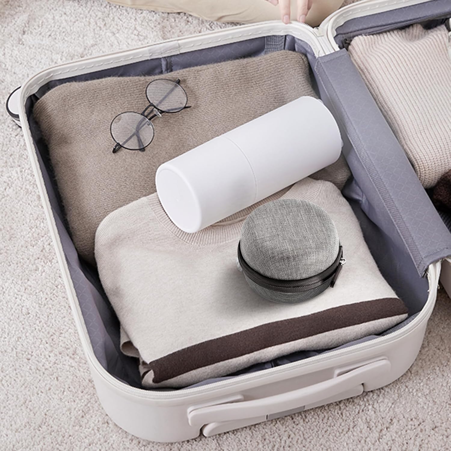 Dreamegg Estuche de viaje portátil para máquina de ruido blanco D11 y D11Max, funda de viaje resistente a los golpes, proporciona protección