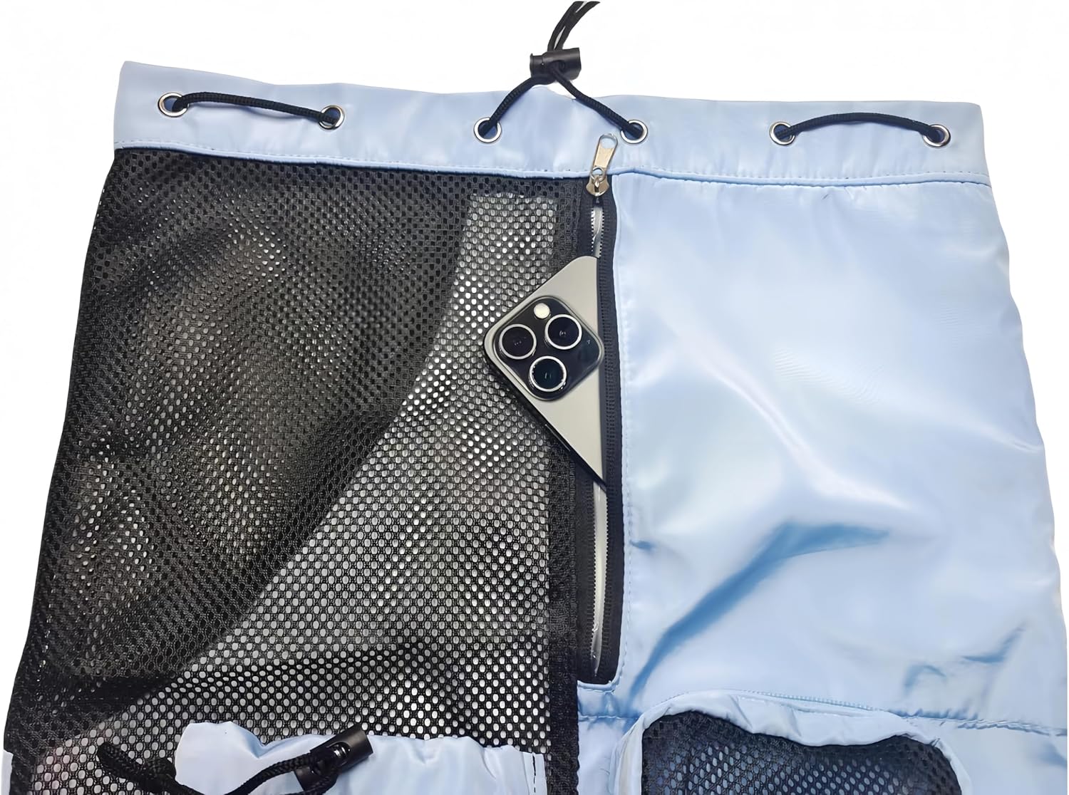 Mochila de malla con cordón, bolsa de buceo, bolsa de natación, mochila de playa de bolsillo húmedo, bolsa de playa de malla grande para natación,