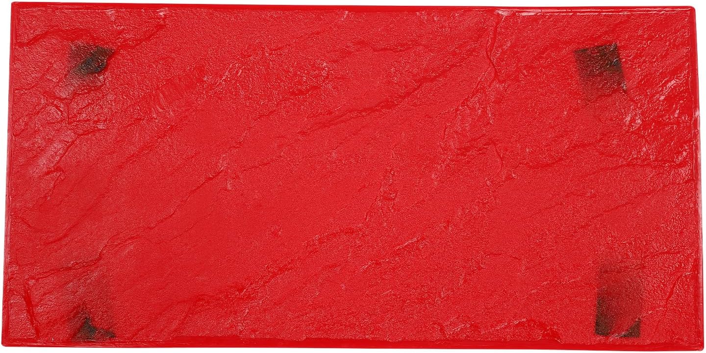 CNCEST Sello de hormigón de poliuretano, textura de pizarra realista, sin costuras, tapete de sellado de cemento para pared, pisos, sellos de