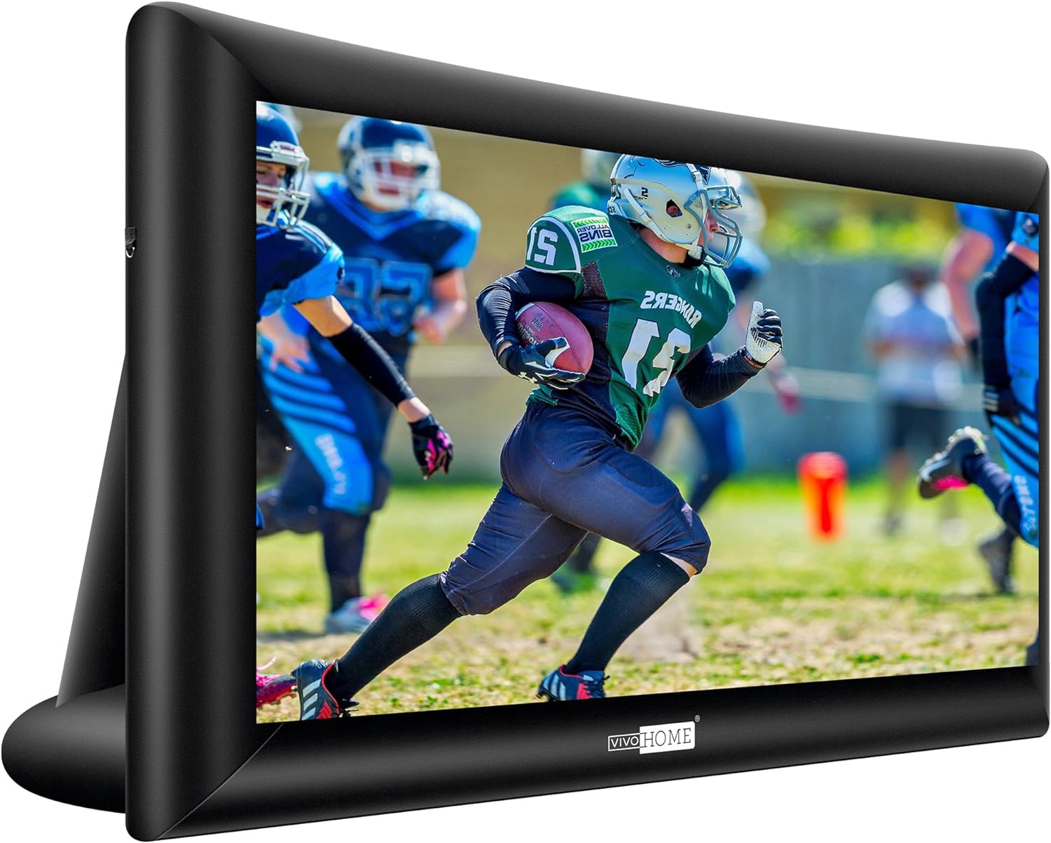 VIVOHOME Pantalla de proyector inflable de 20 pies para exterior, pantalla de cine inflable para uso al aire libre, pantalla de TV Mega grande con