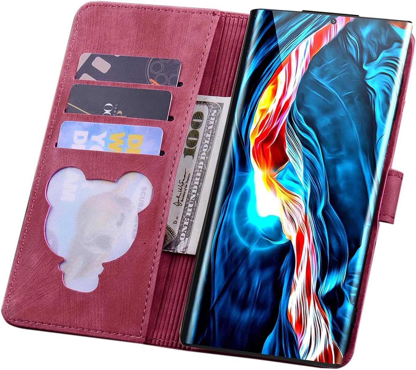Funda con tapa para Samsung Galaxy S22 Ultra 5G, piel sintética de alta calidad, cierre magnético con cuerpo completo, a prueba de golpes, funda