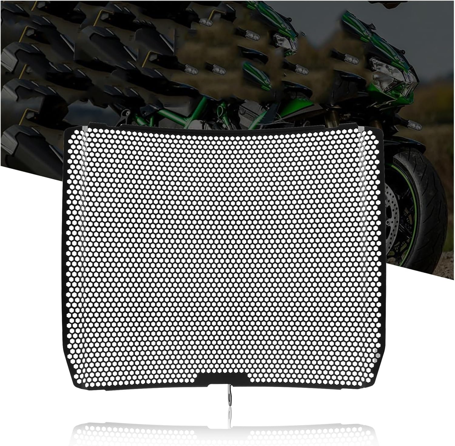 Motorcycle Radiator Grille Guard Protection Oil Coolar Cover CNC Radiator Shield for Kawasa-&ki ZH2 Z H2 H2SX Ninja H2 R H2R SX SE Motorcycle