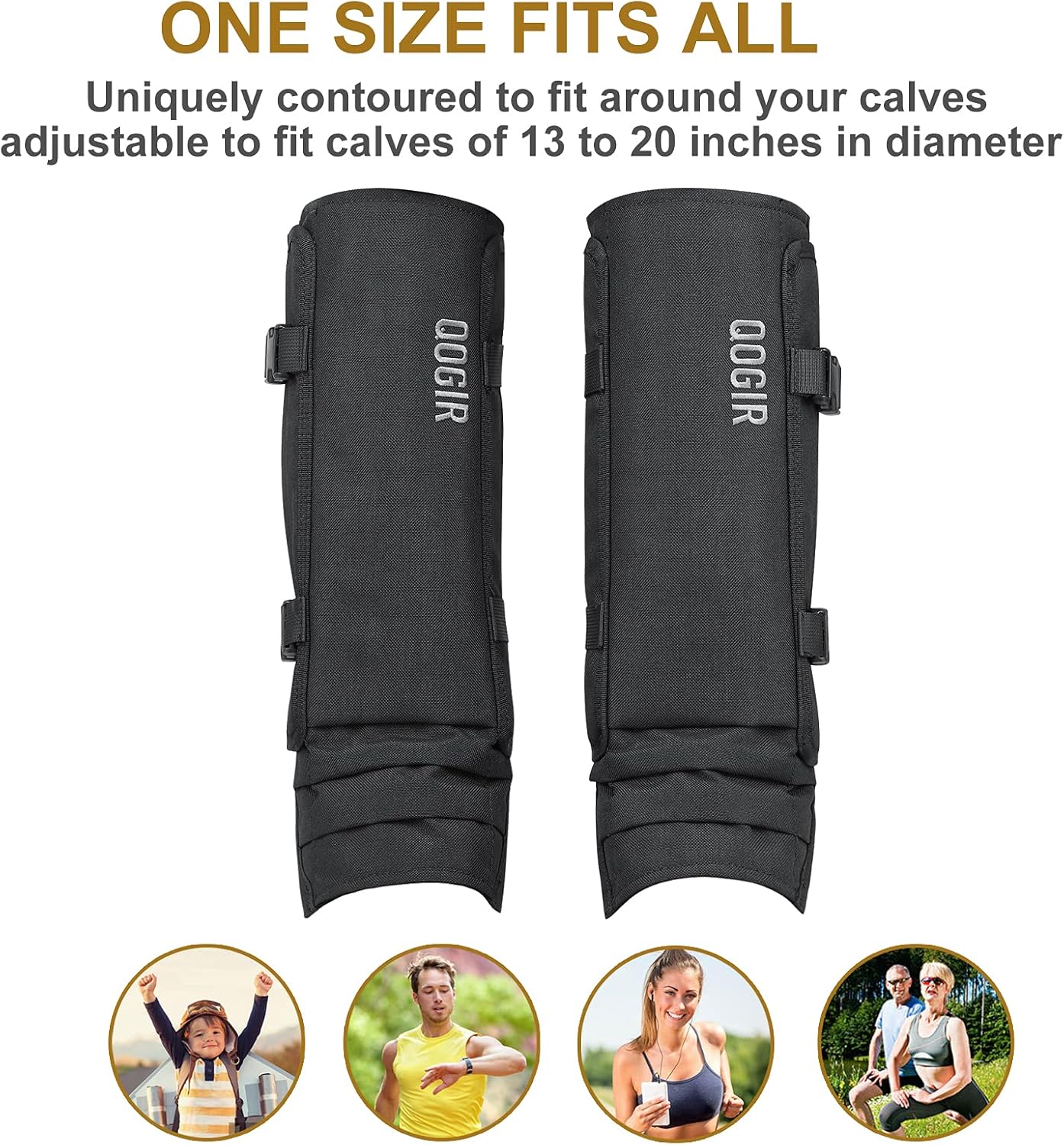 QOGIR Paquete de 3 polainas de serpiente protectores de serpiente duraderos para caza, polainas de polaina de serpiente para hombres y mujeres,
