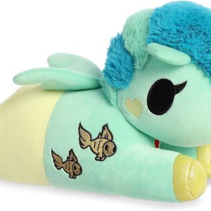 Aurora Enchanting  Tokidoki Squishy Animal de peluche verde mar – Diseño brillante y colorido – Peluche de pieza de exhibición – Amarillo 13 pulgadas Aurora Enchanting  Tokidoki Squishy Animal de peluche verde mar – Diseño brillante y colorido – Peluche de pieza de exhibición – Amarillo 13 pulgadas