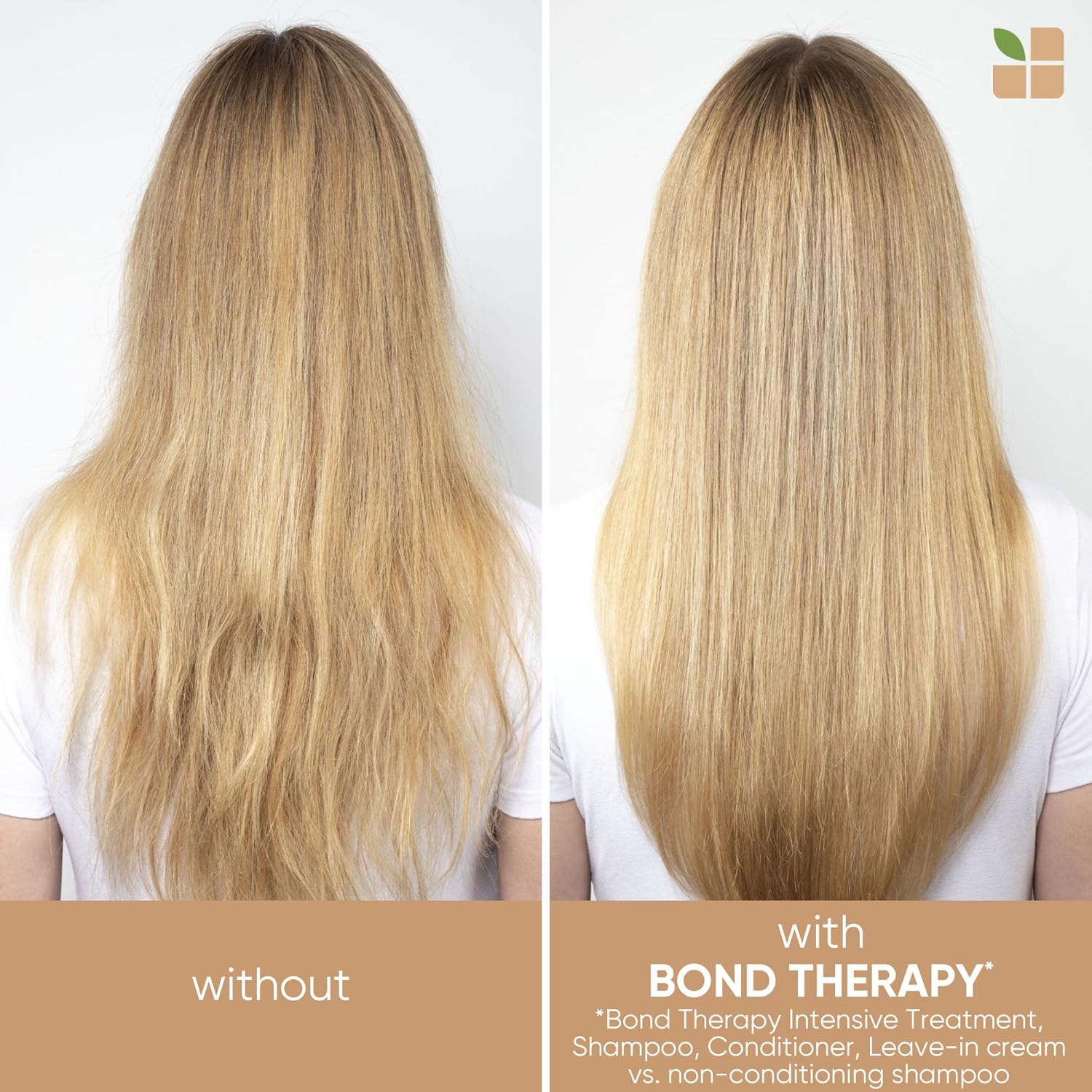 Biolage Bond Therapy Shampoo & Conditioner Set  Builds Bonds & Reduces Breakage  Paraben & Sulfate-Free  Vegan  Cruelty-Free  Bonding