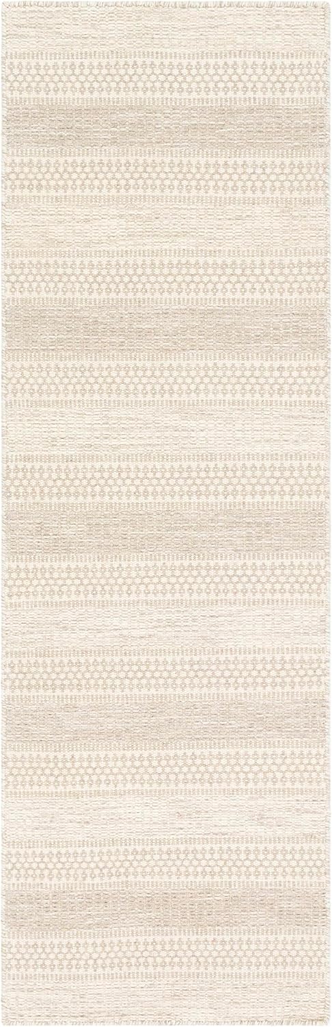 Mark&Day – Alfombra de lana Marvelle Global de 2 x 8 pies, alfombra marrón crema para pasillo, cocina, dormitorio o sala de estar (2 pies 6 pulgadas