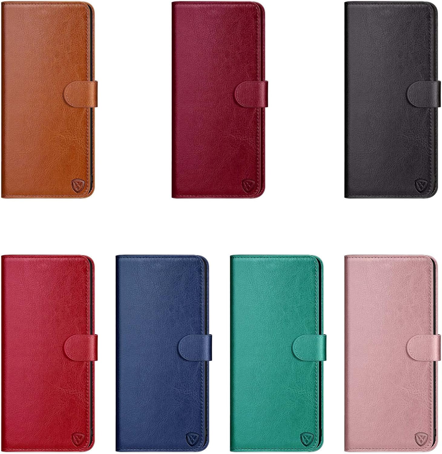 XcaseBar Funda para Samsung Galaxy A14 5G con bloqueo RFID, soporte para tarjetas de crédito, libro de folio con tapa de piel sintética, funda