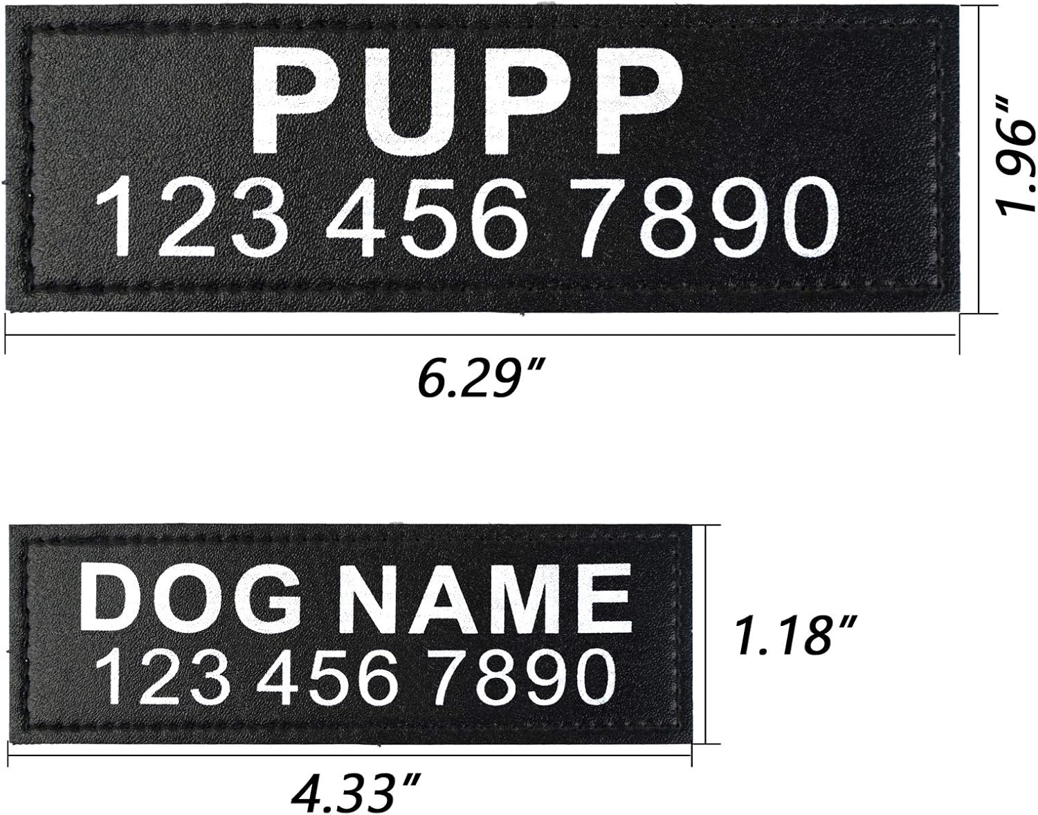 2 parches personalizados para chaleco para perro, parches tácticos extraíbles personalizados para arnés de perro, perro de servicio en entrenamiento