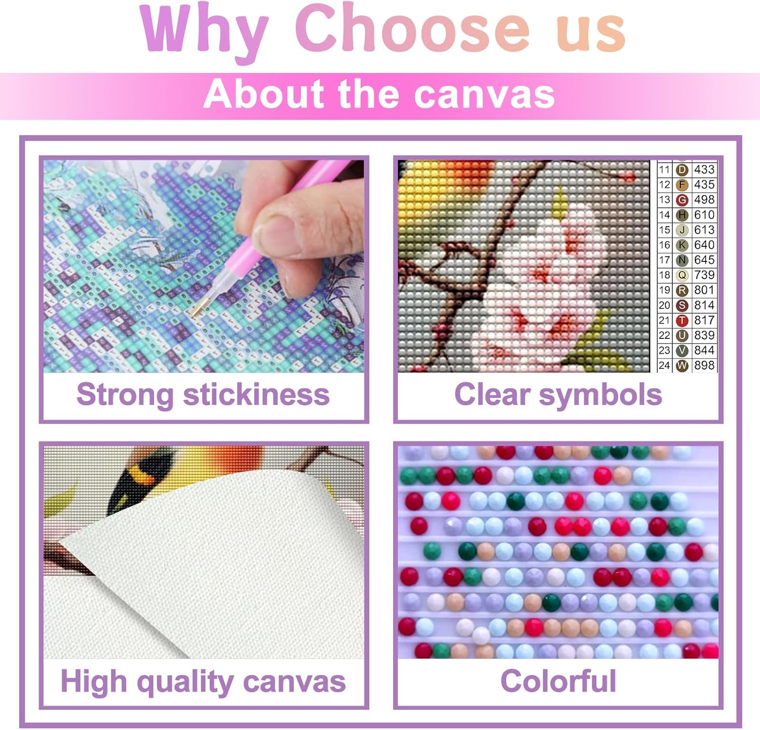 Kits de pintura de diamantes para adultos, extraño pájaro redondo, taladro completo 5D, kit de arte de pintura de diamantes para decoración del
