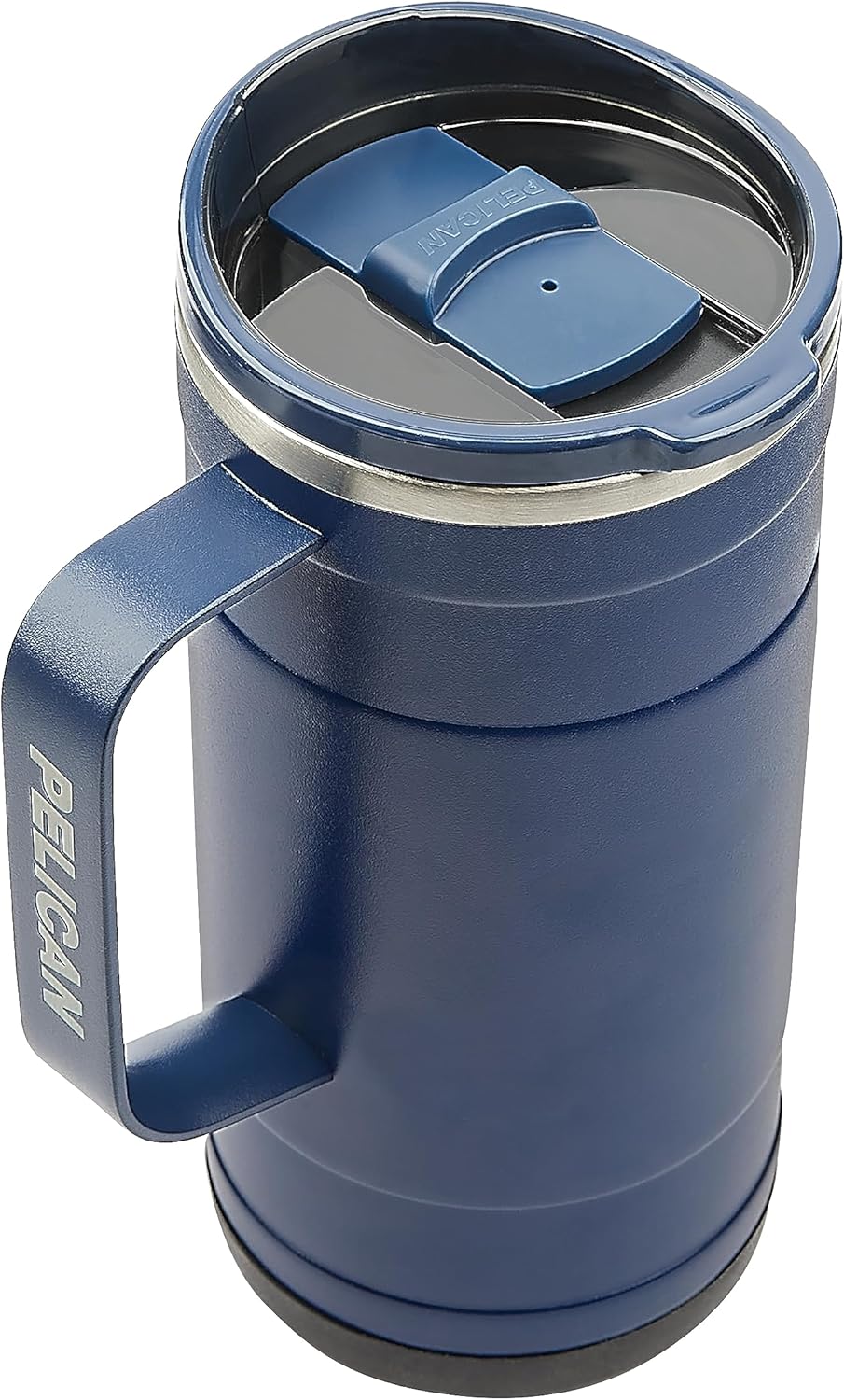 Pelican Hydration Pelican Ridge – Vaso aislado al vacío de 18 onzas, acero inoxidable reciclado de doble pared de viaje con doble tapa, taza de café