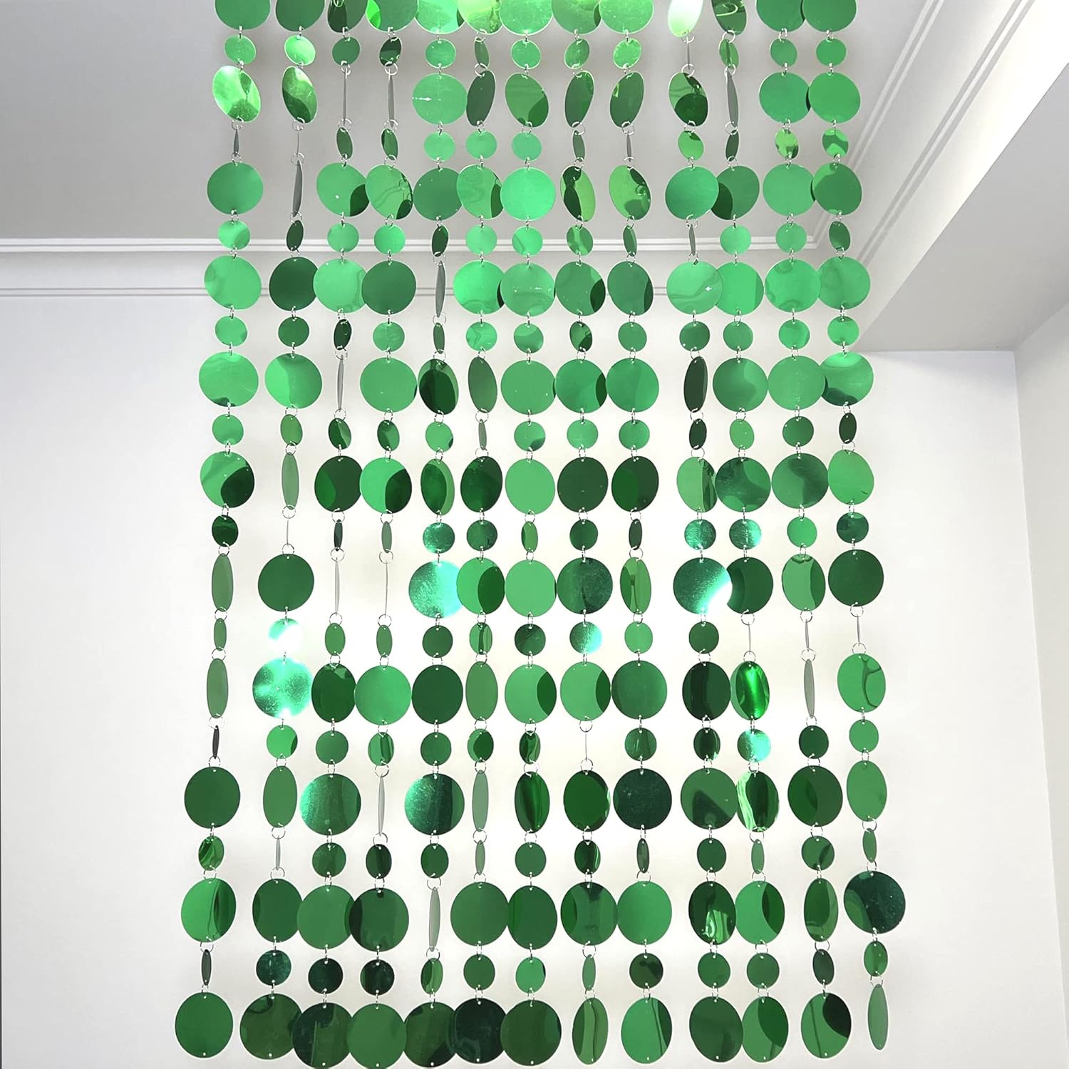 20 cortinas de lentejuelas con cuentas para puertas, serpentinas de fiesta, boda, decoración del hogar, dormitorio de niños, niñas, panel de pared,