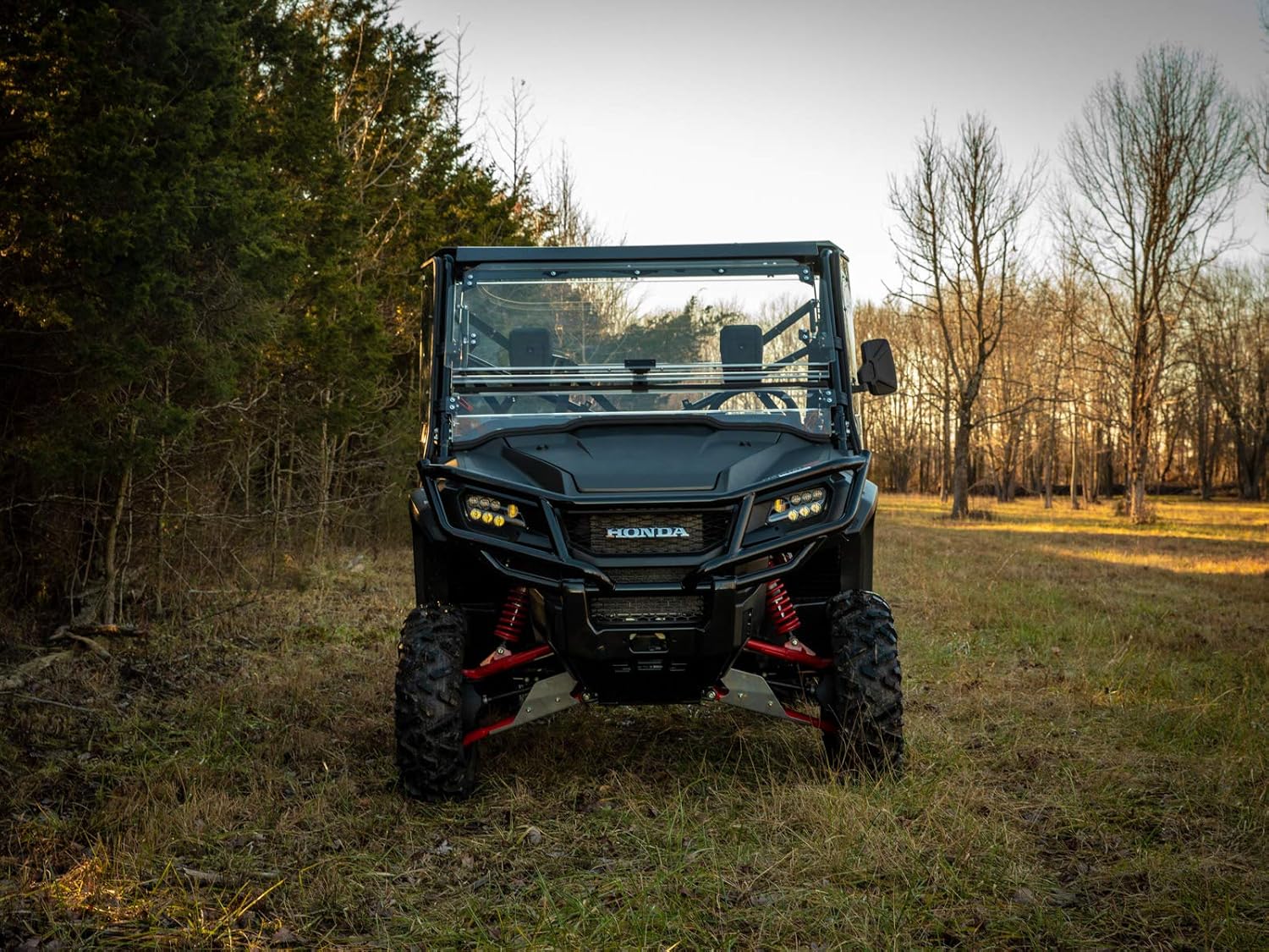 SuperATV – Techo tintado oscuro para Honda Pioneer 1000 2016+  Bloquea los rayos UV y el calor del sol  Policarbonato de 14 pulgadas de grosor  Uso