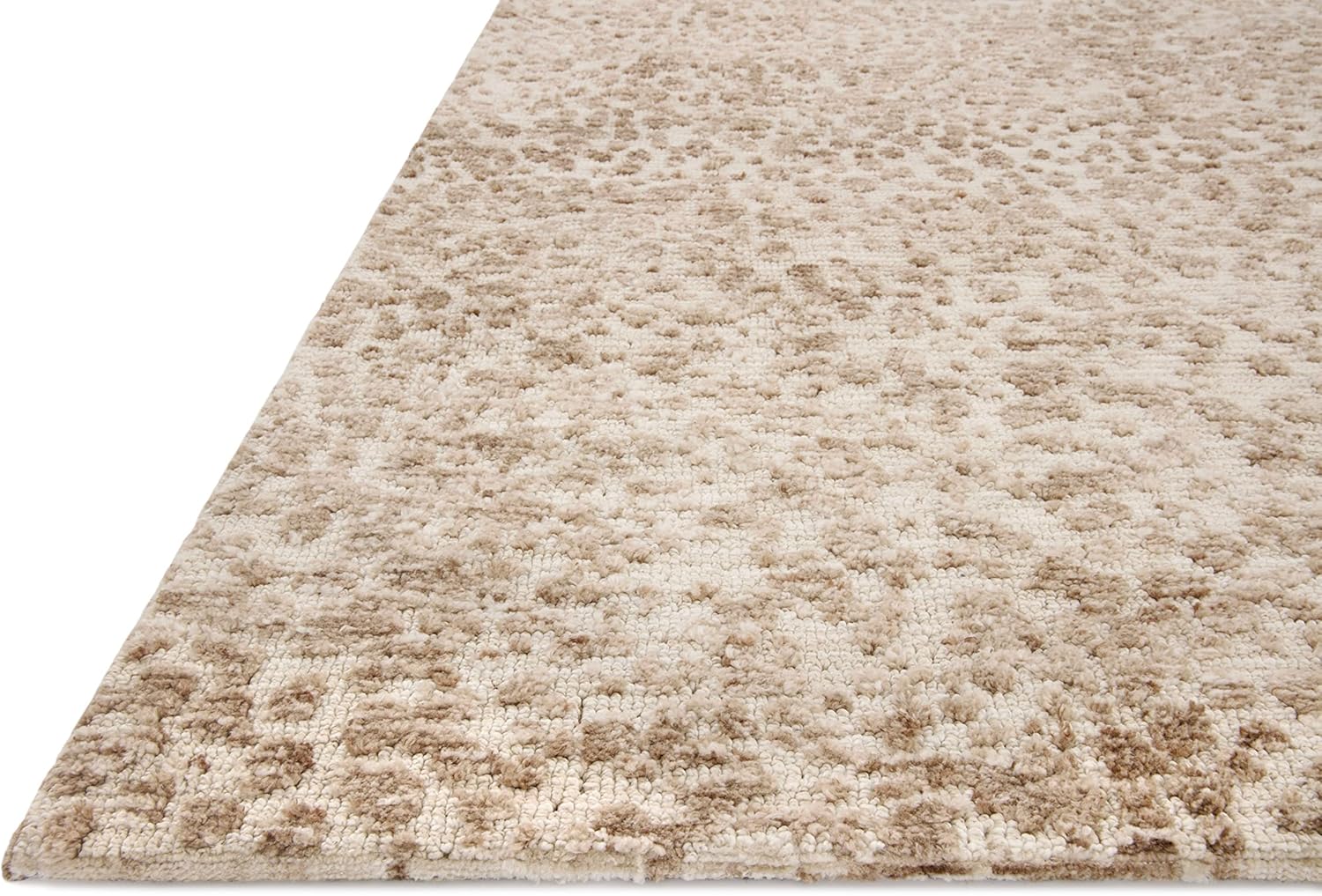Loloi II Neda Collection NED-02 – Alfombra decorativa de transición de 2 pies y 3 pulgadas x 3 pies y 9 pulgadas, color marfilarena
