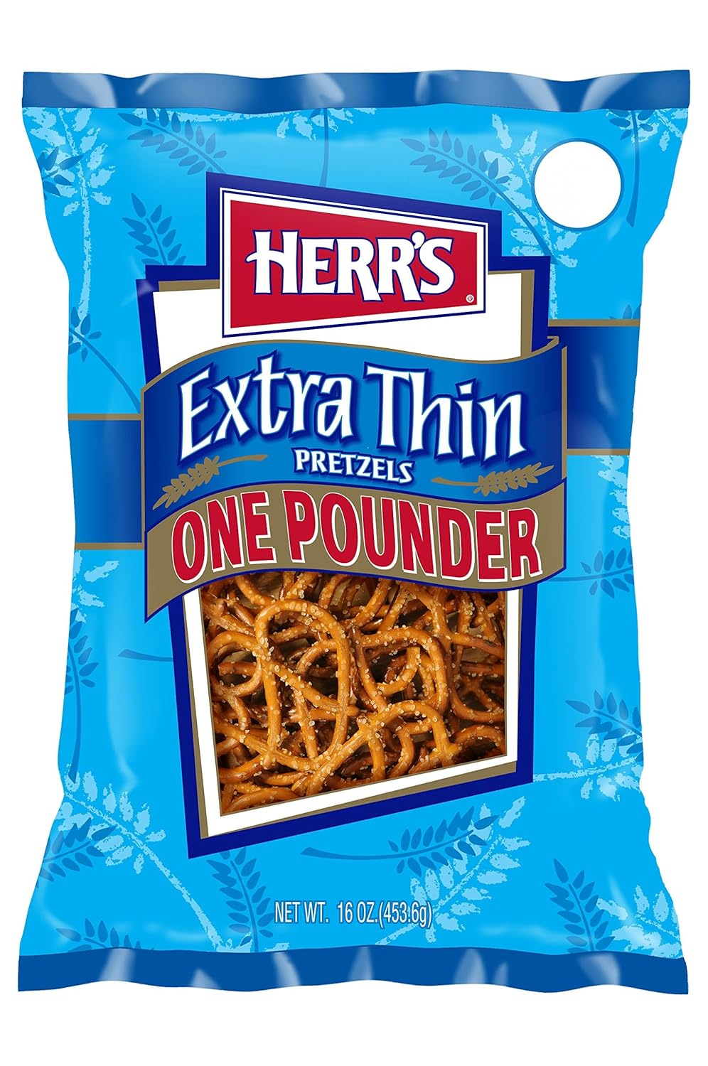 Herr’s Pretzels extra finos, 16 onzas (paquete de 9 bolsas)