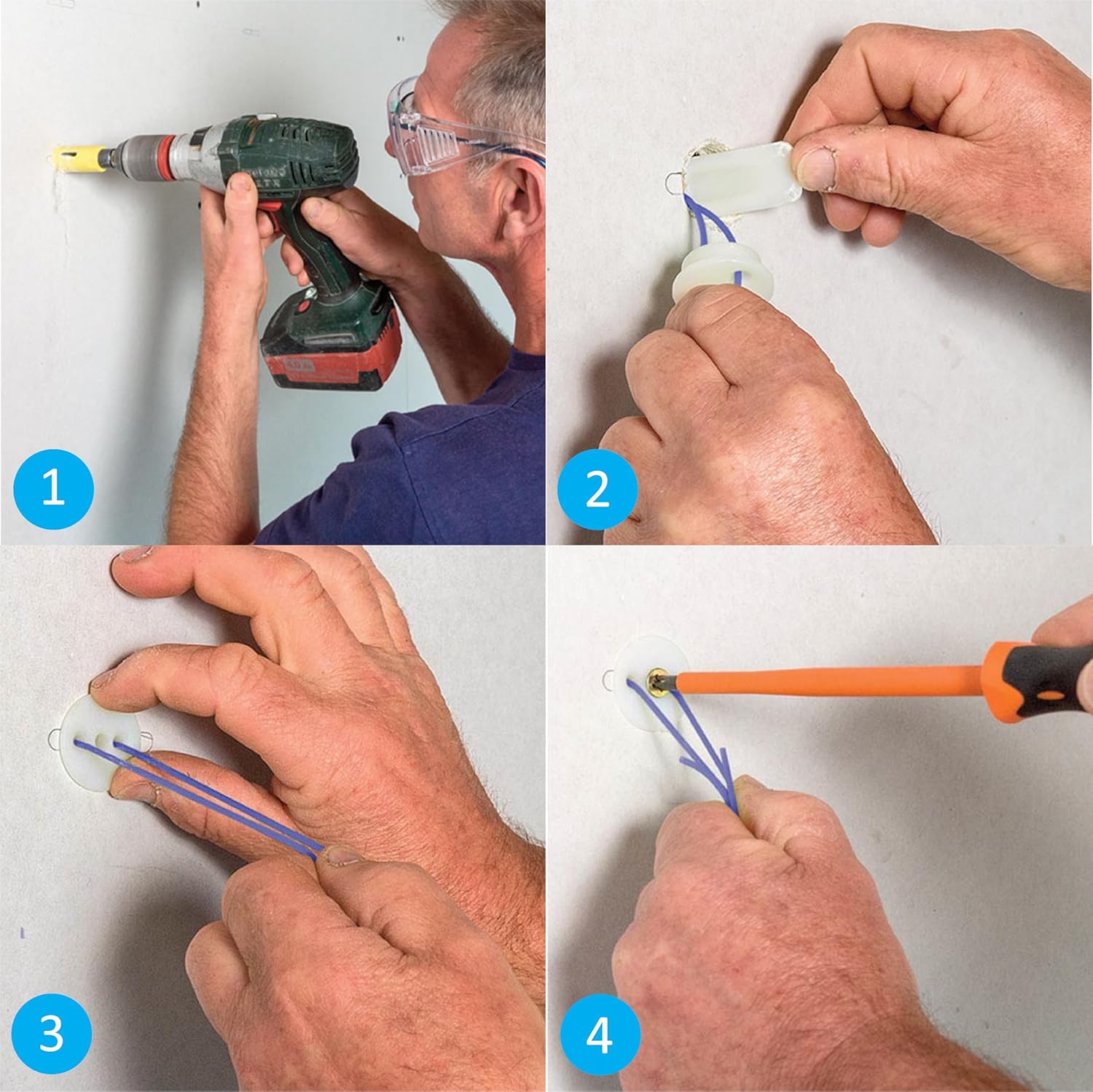 sistema de anclaje resistente (4unidades)