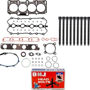 DNJ HGB8002 Juego de juntas de culata con kit de pernos de cabeza para Volkswagen GTI 2.0L 1984cc 121cid L4 DOHC 2006-2013 DNJ HGB8002 Juego de juntas de culata con kit de pernos de cabeza para Volkswagen GTI 2.0L 1984cc 121cid L4 DOHC 2006-2013