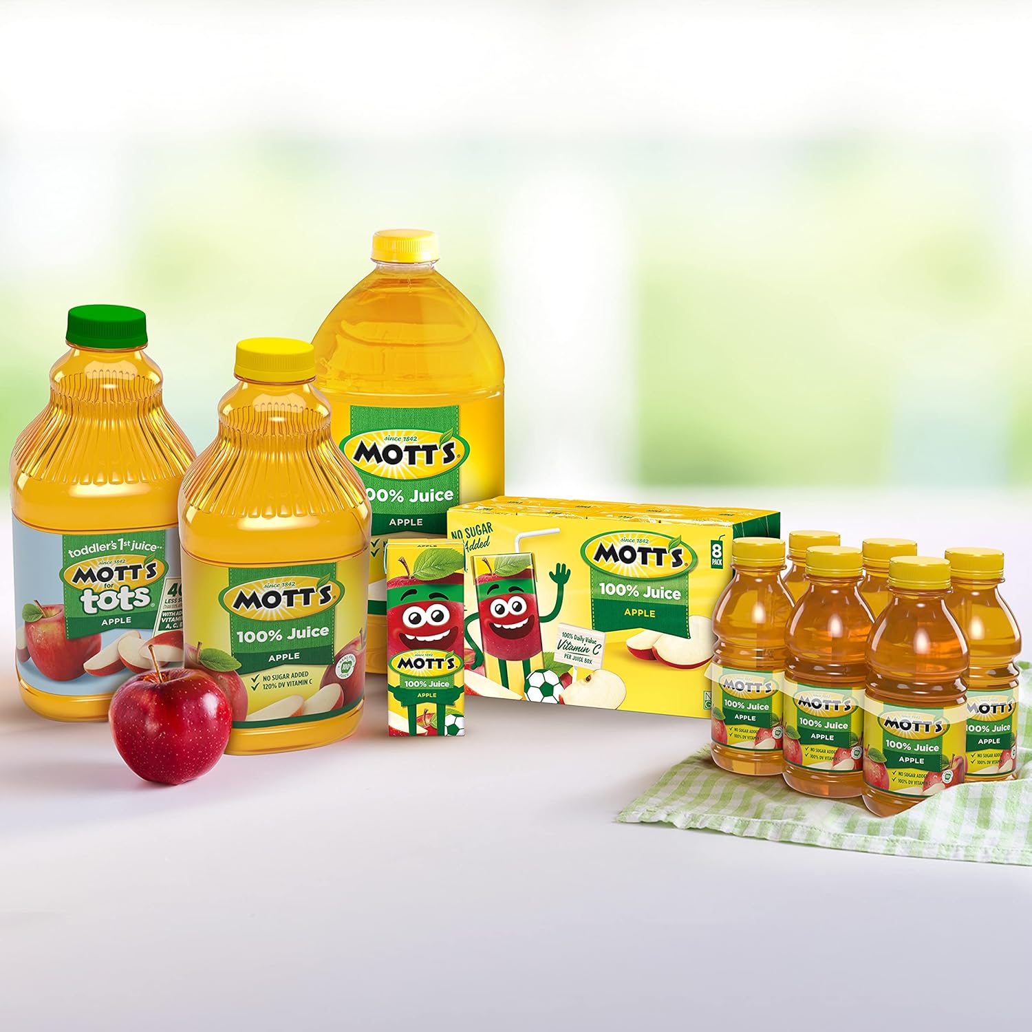 Mott’s For Tots – Bebida de jugo de manzana, caja de 6.75 onzas líquidas, 8 unidades (paquete de 4)